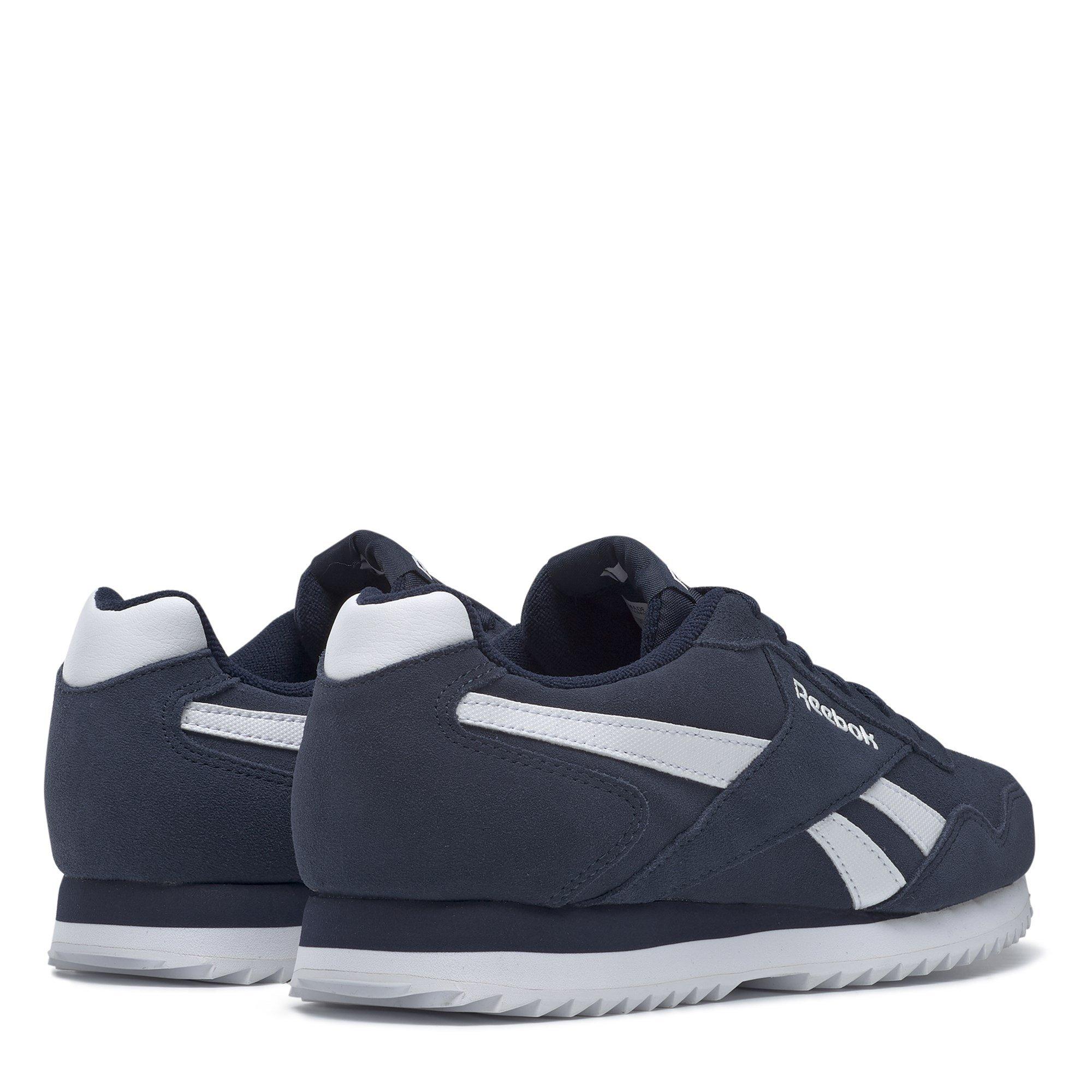 Navy/Hvid - Reebok - Royal Glide Ripple Mens Shoes - 4