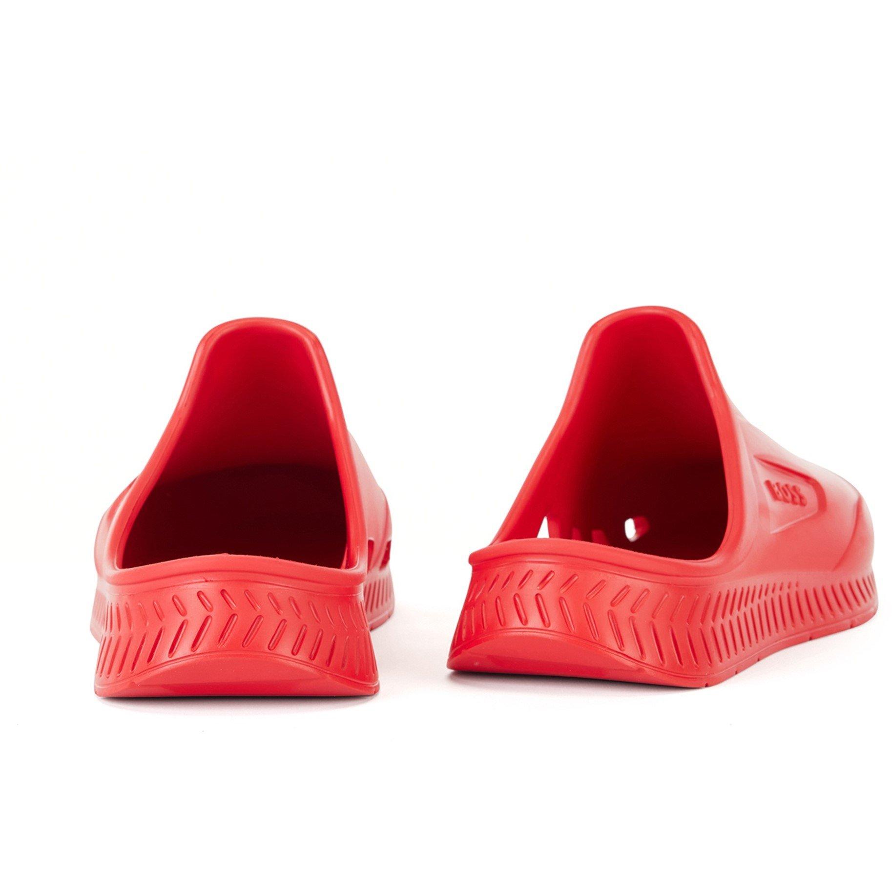 Bright Red - Boss - Men's Titanium-R Rubber Water-Friendly Pool Sliders - 3