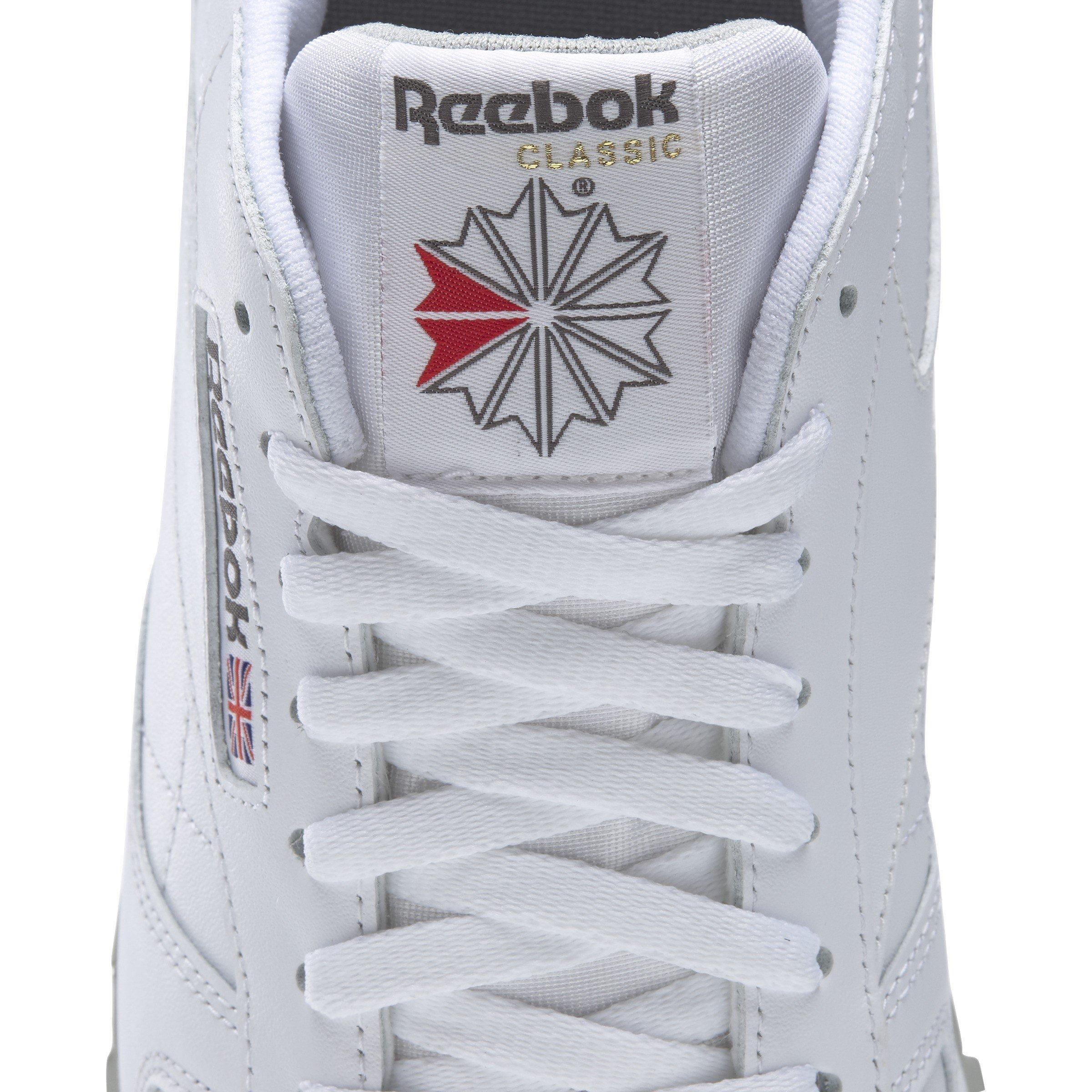 Weiß - Reebok - Classic Leather Mens Trainers - 7