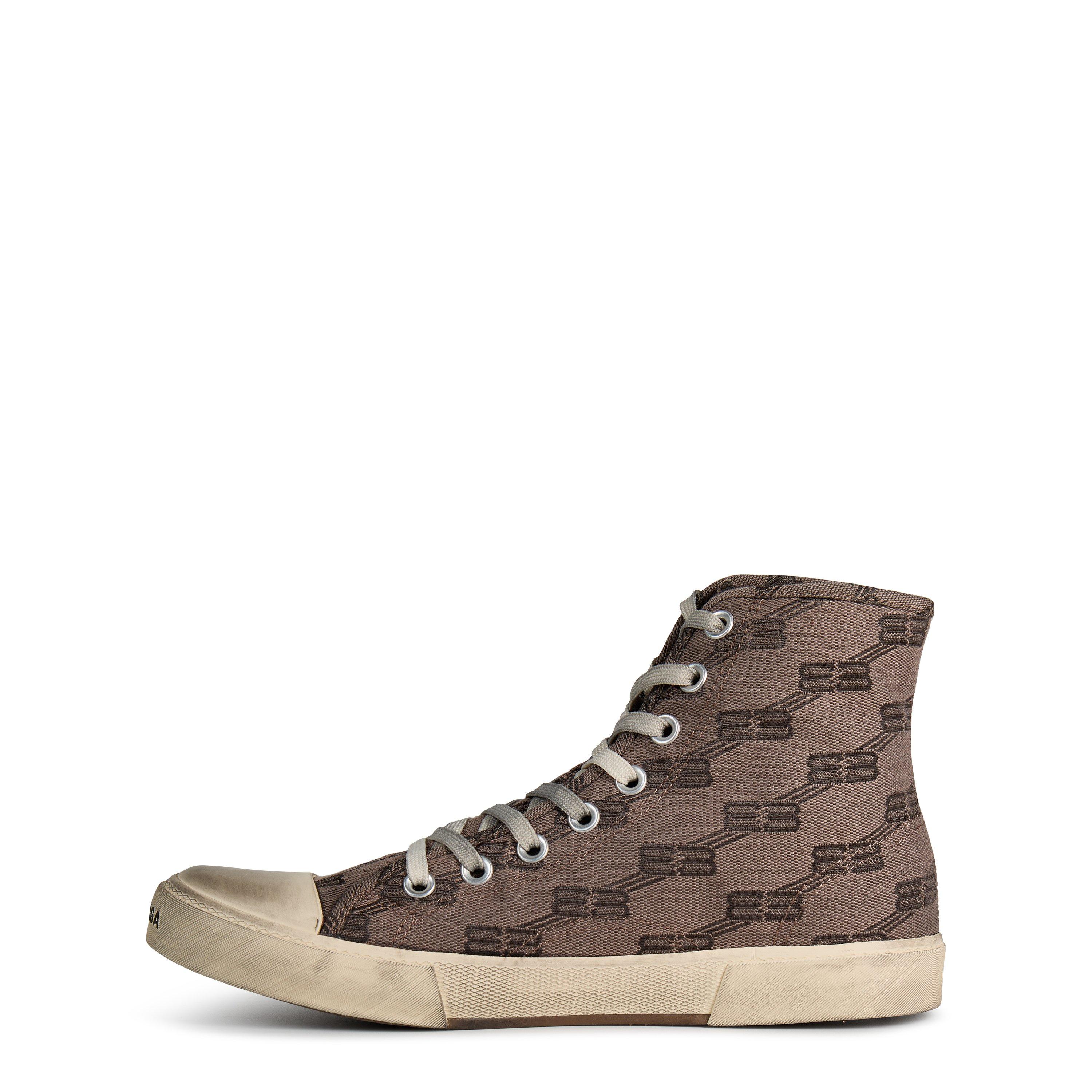 Grey/Brown - Balenciaga - Paris High Tops - 2