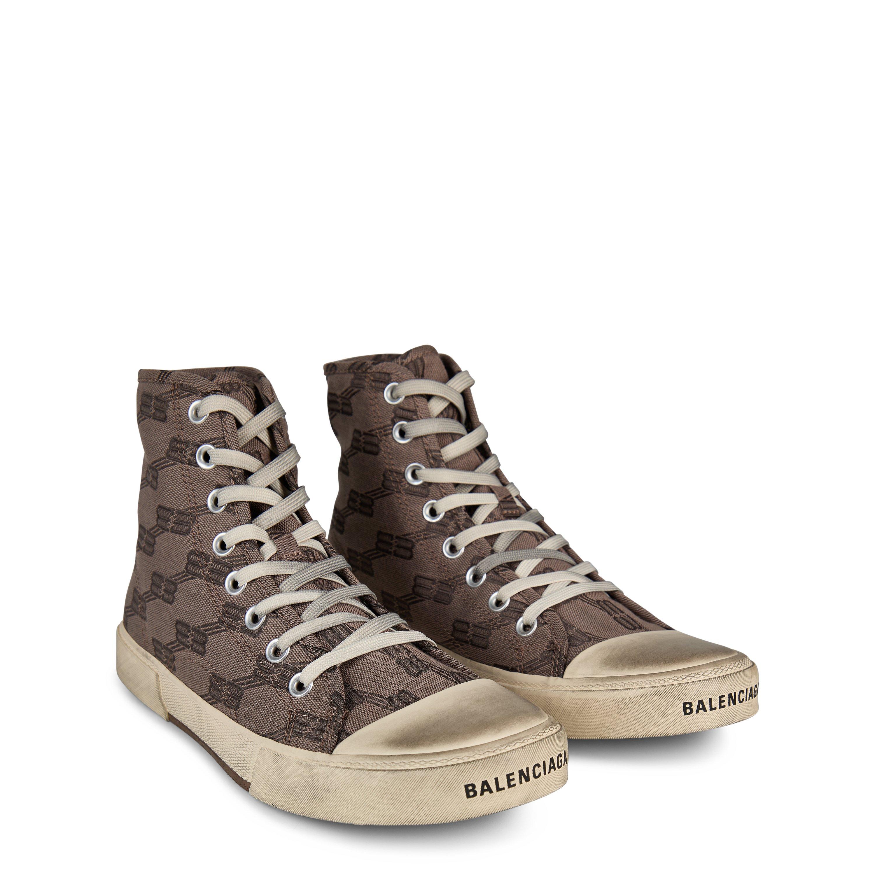 Grey/Brown - Balenciaga - Paris High Tops - 3
