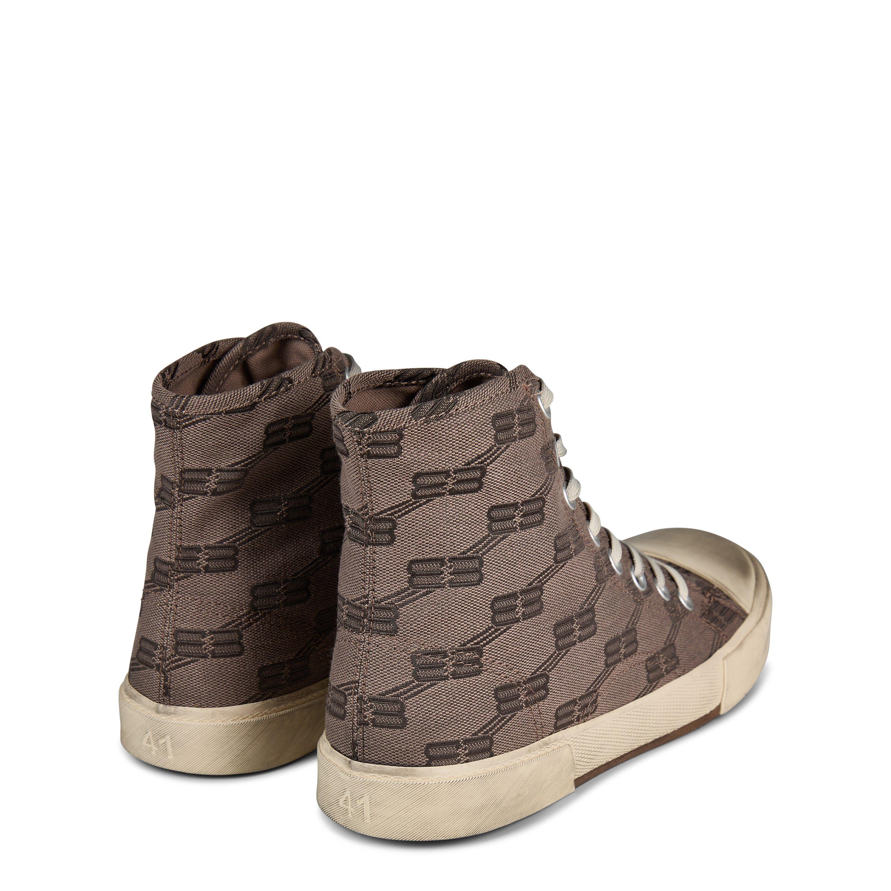 Grey/Brown - Balenciaga - Paris High Tops - 4
