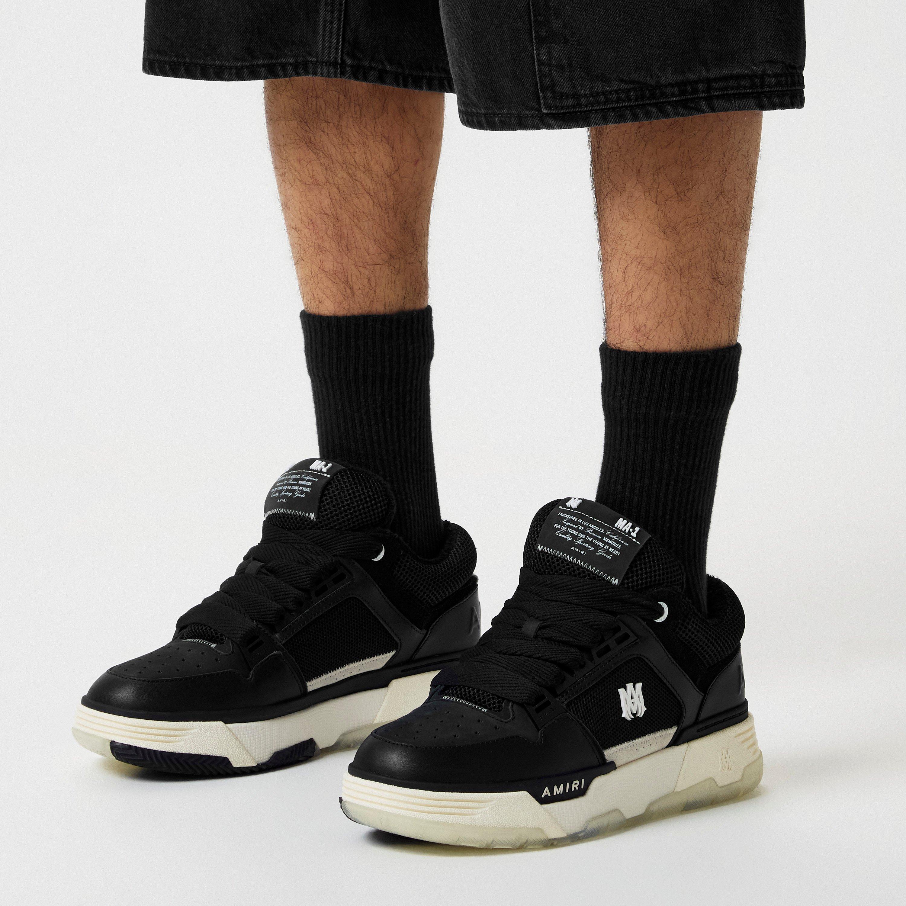 Black/White 001 - Amiri - Ma-1 High Top Trainers - 2
