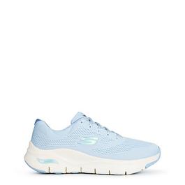 Skechers Skechers Engineered Mesh Lace-Up Low-Top Trainers Womens