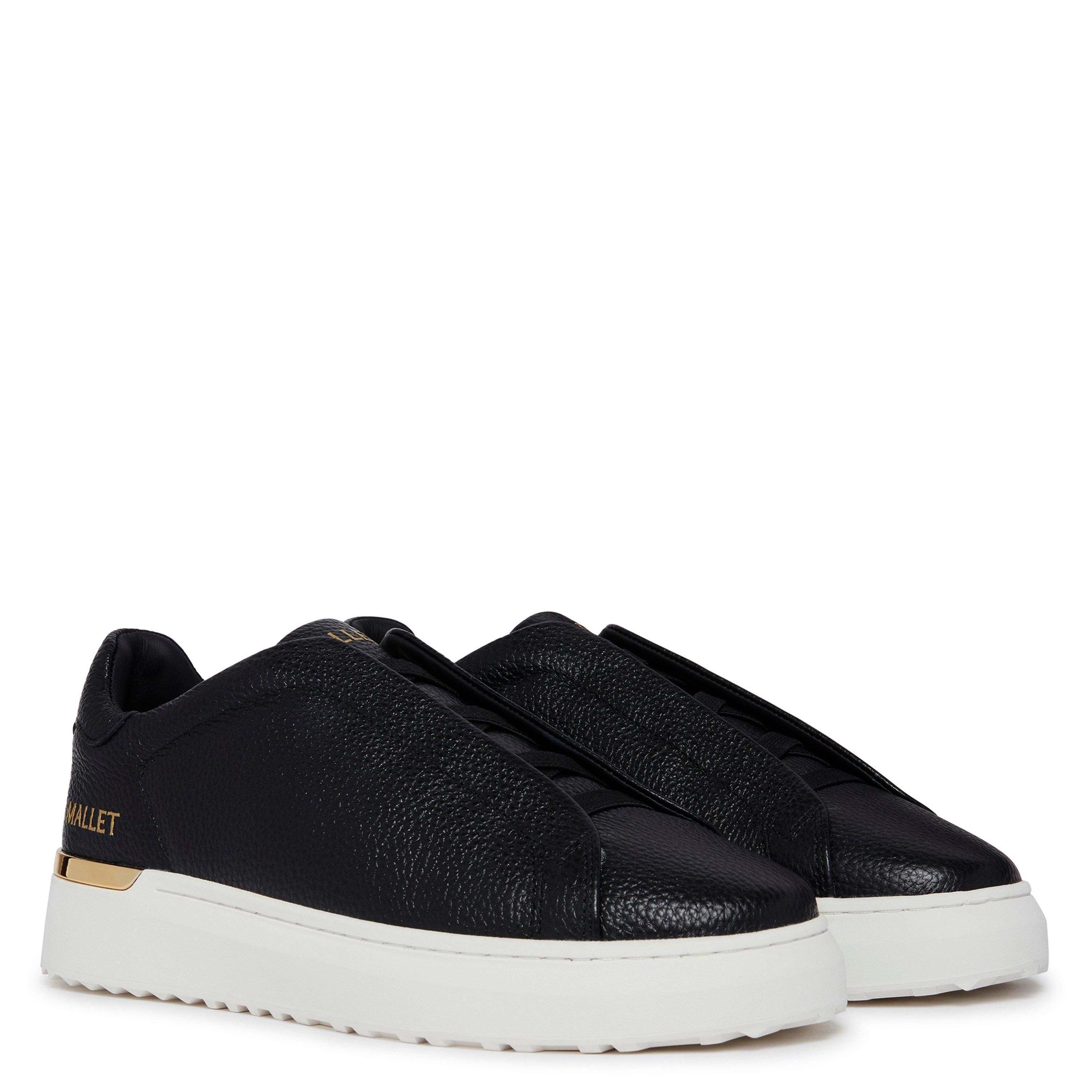 Black/White - Mallet - Grftr Elast Trainers - 4