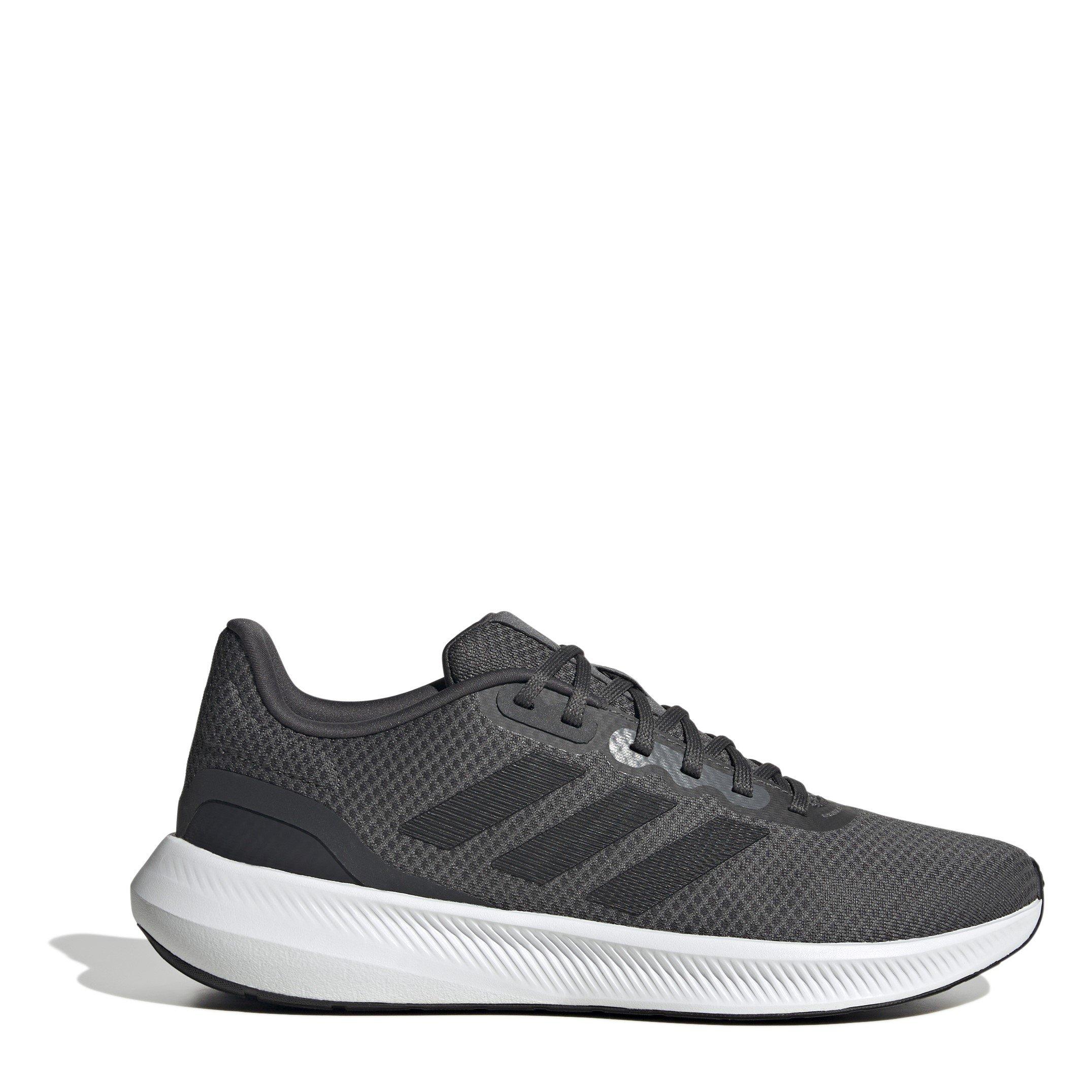 Gris oscuro/negro - adidas - Run Falcon 3 Mens Trainers - 1