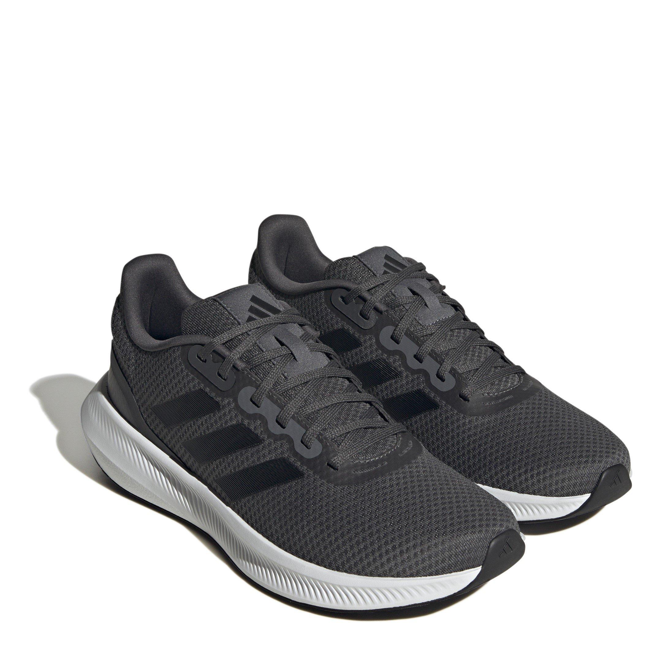 Gris oscuro/negro - adidas - Run Falcon 3 Mens Trainers - 3