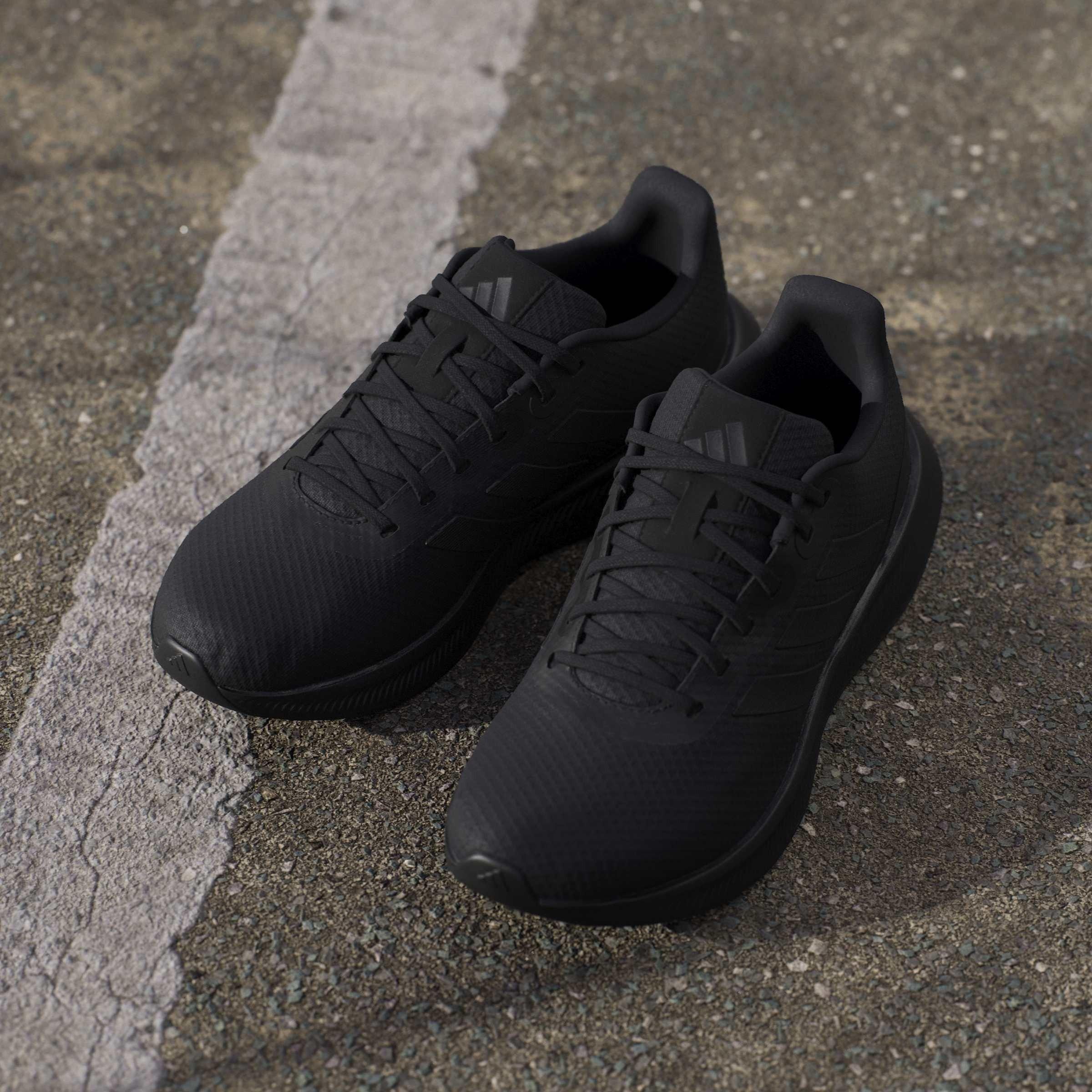 Triple Black - adidas - Run Falcon 3 Mens Trainers - 12