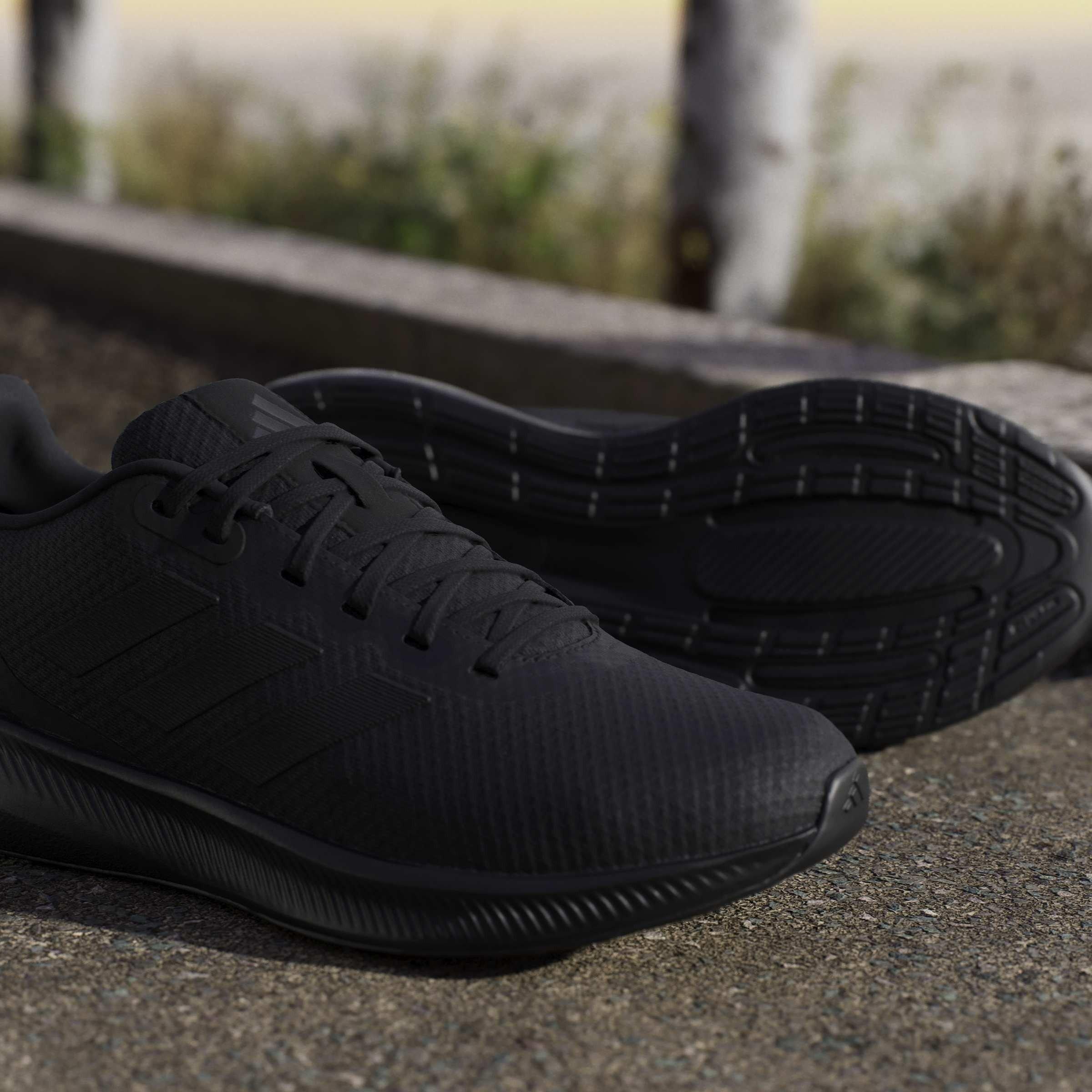 Triple Black - adidas - Run Falcon 3 Mens Trainers - 16