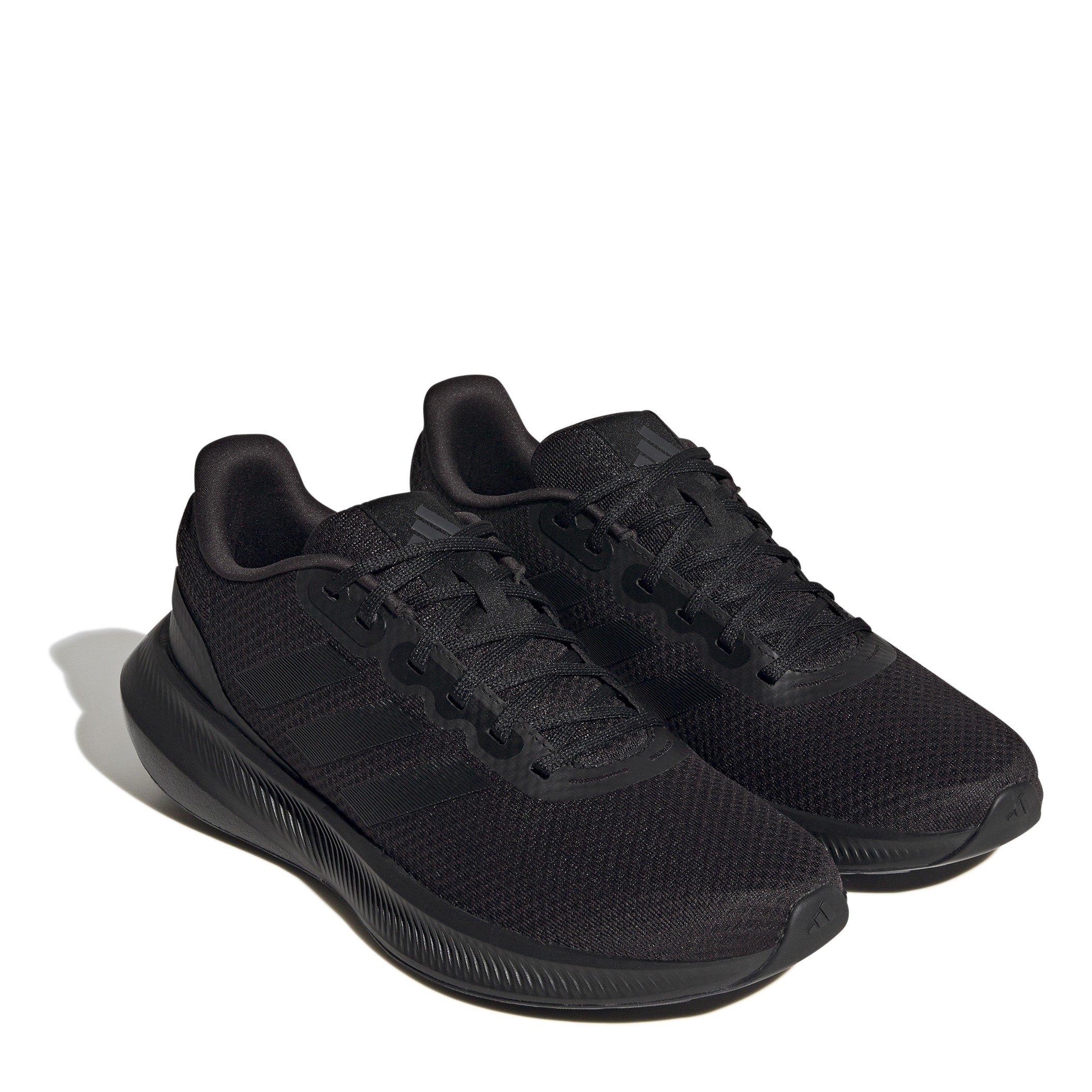 Trostruko crno - adidas - Run Falcon 3 Mens Trainers - 3