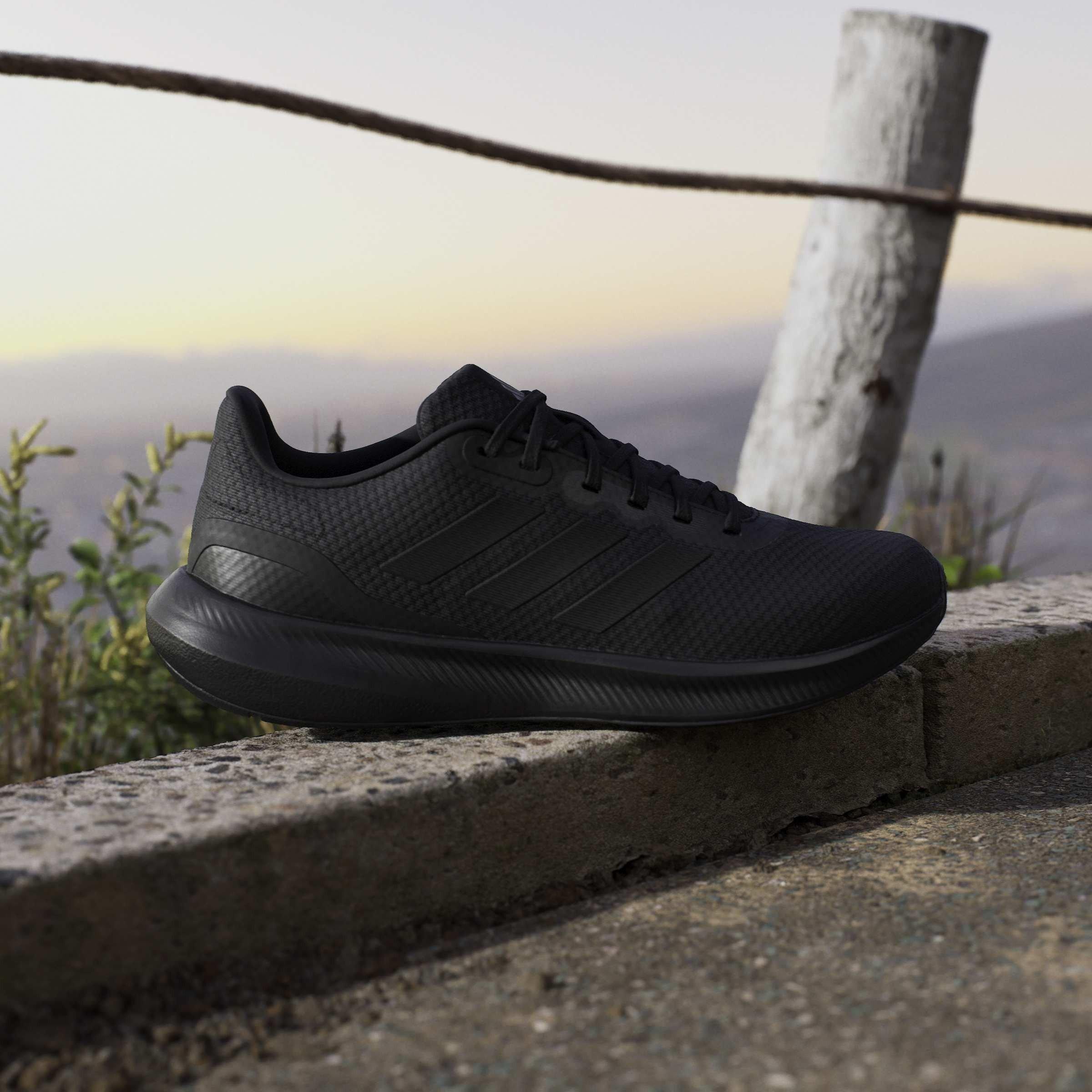 Triple Black - adidas - Run Falcon 3 Mens Trainers - 10