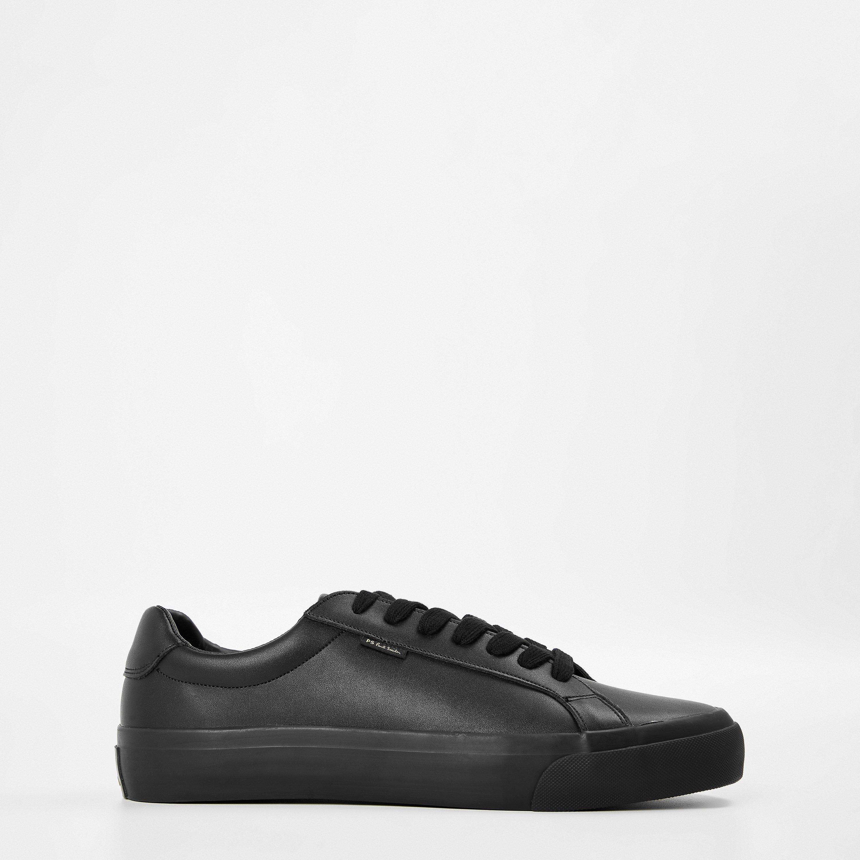 PS Paul Smith Amos Trainers - Blk-Gld - Size 8 (42)