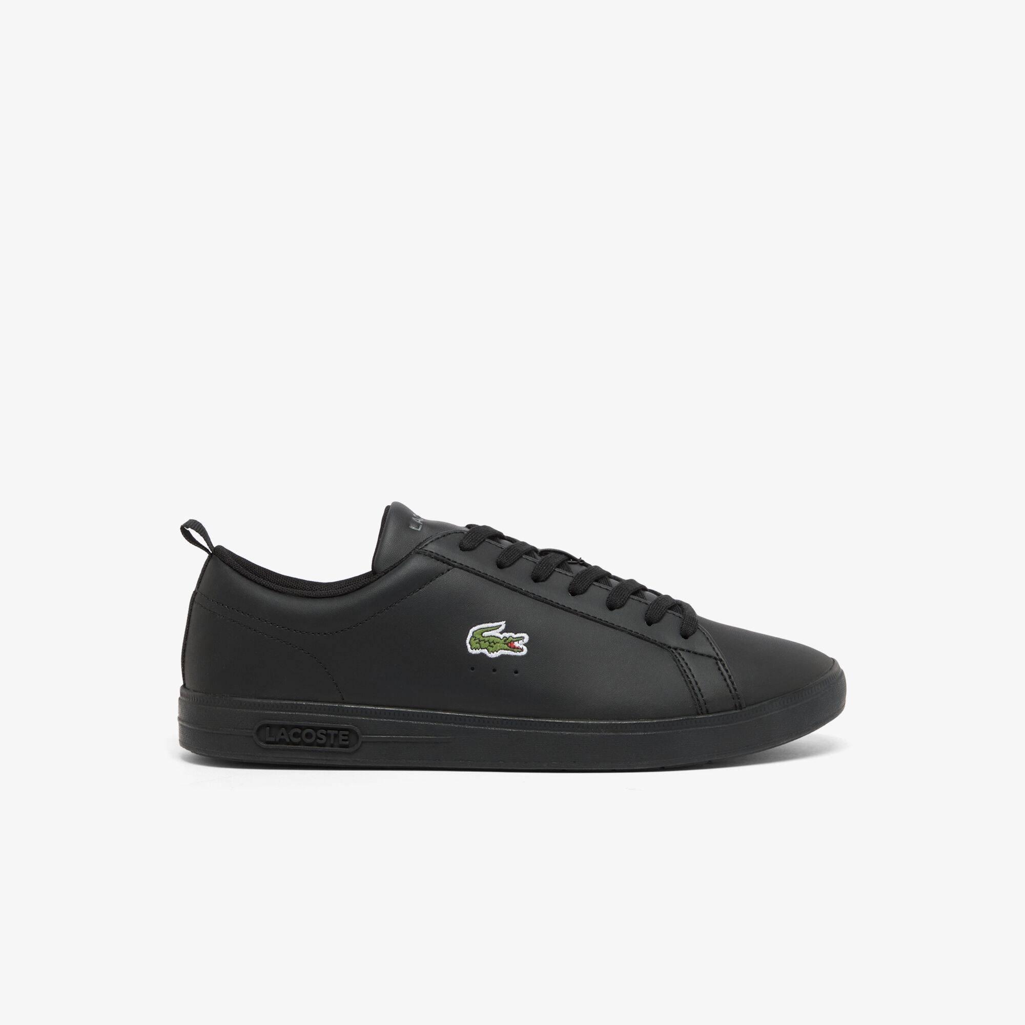 Lacoste Men's Court Base Low-Top Trainers - Blk/Blk 02H - 9 (43)
