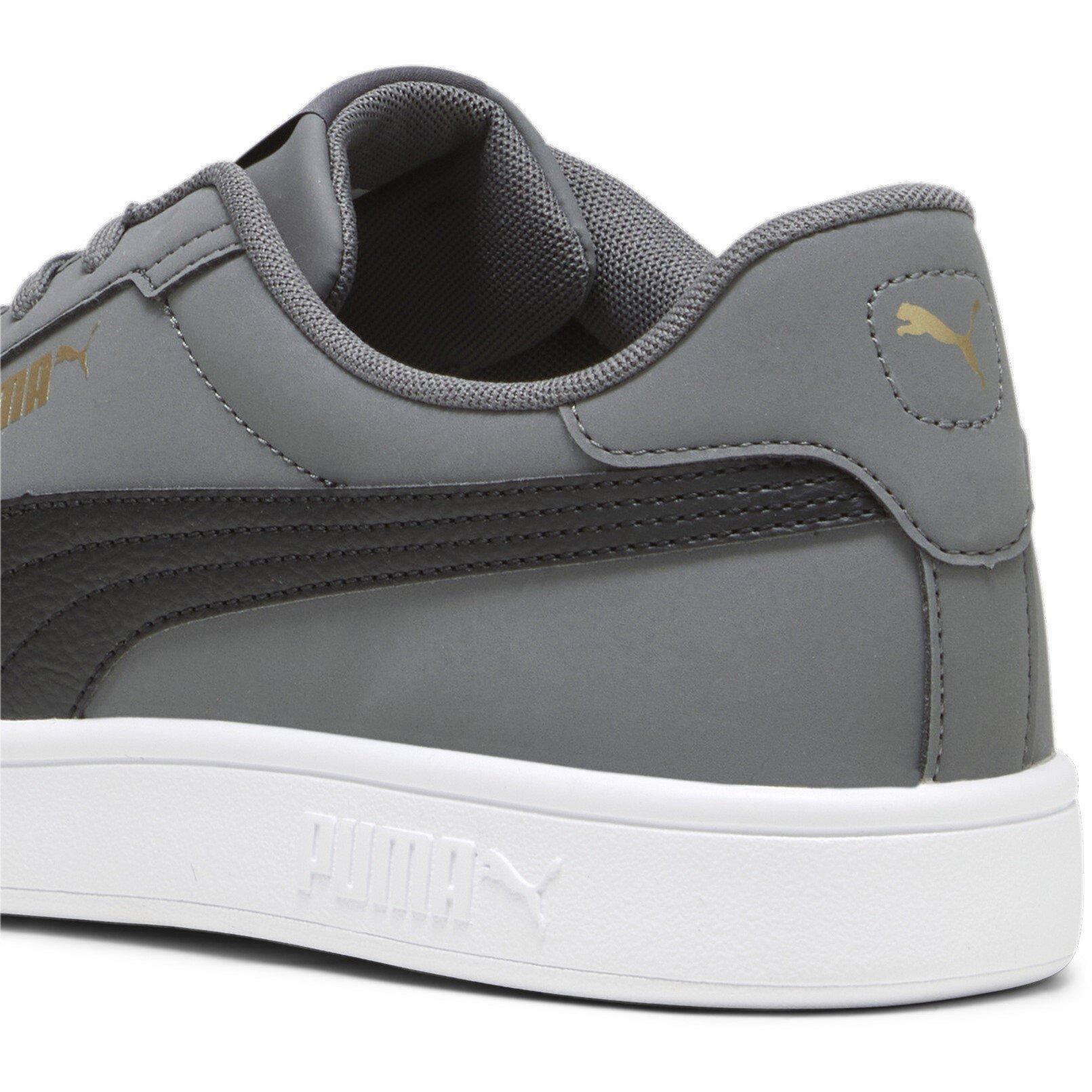 Siva/Crna/Bijela - Puma - Smash 3.0 Buck Low-Top Trainers Mens - 6