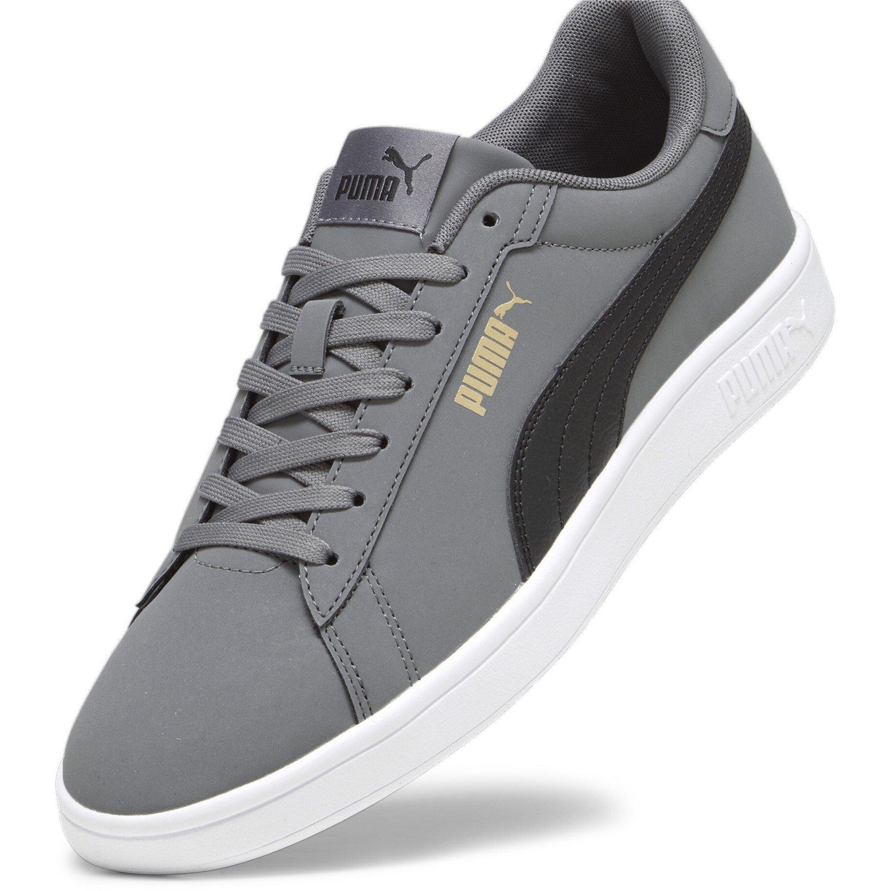 Siva/Crna/Bijela - Puma - Smash 3.0 Buck Low-Top Trainers Mens - 8