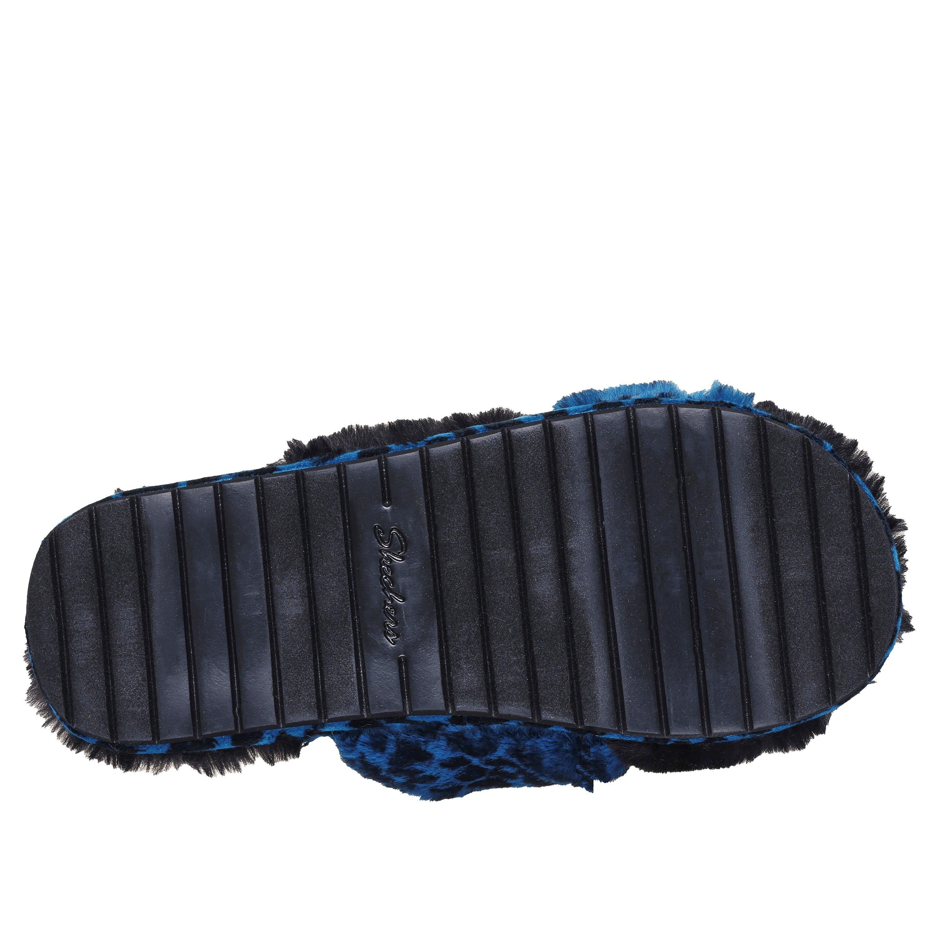 Schwarz/Blau - Skechers - Women's Cozy Stay All Day Cross Over Slipper - 3