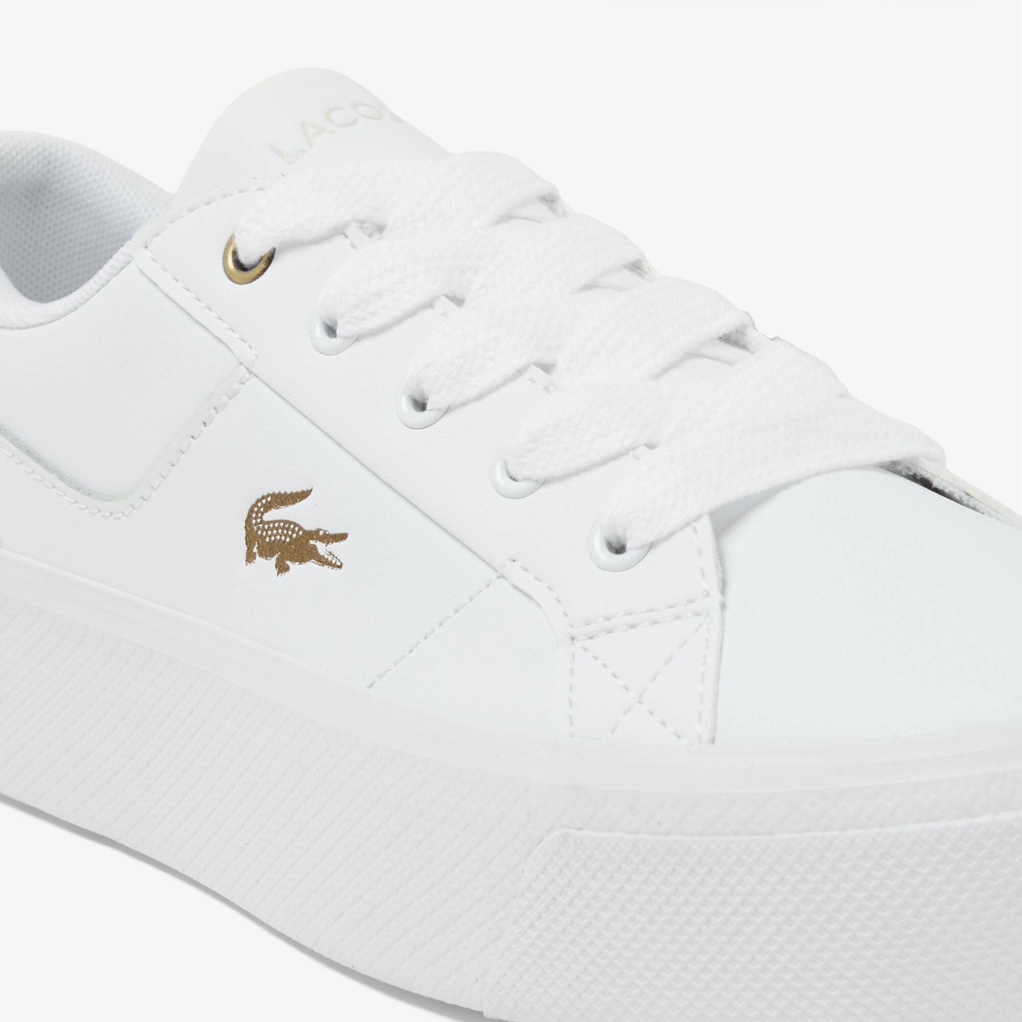 Wht/Brz - Lacoste - Ziane Platform Trainers - 2