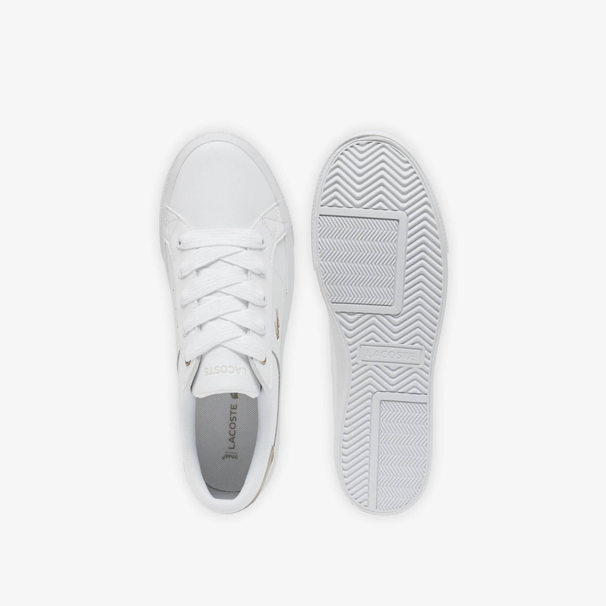 Wht/Brz - Lacoste - Ziane Platform Trainers - 3