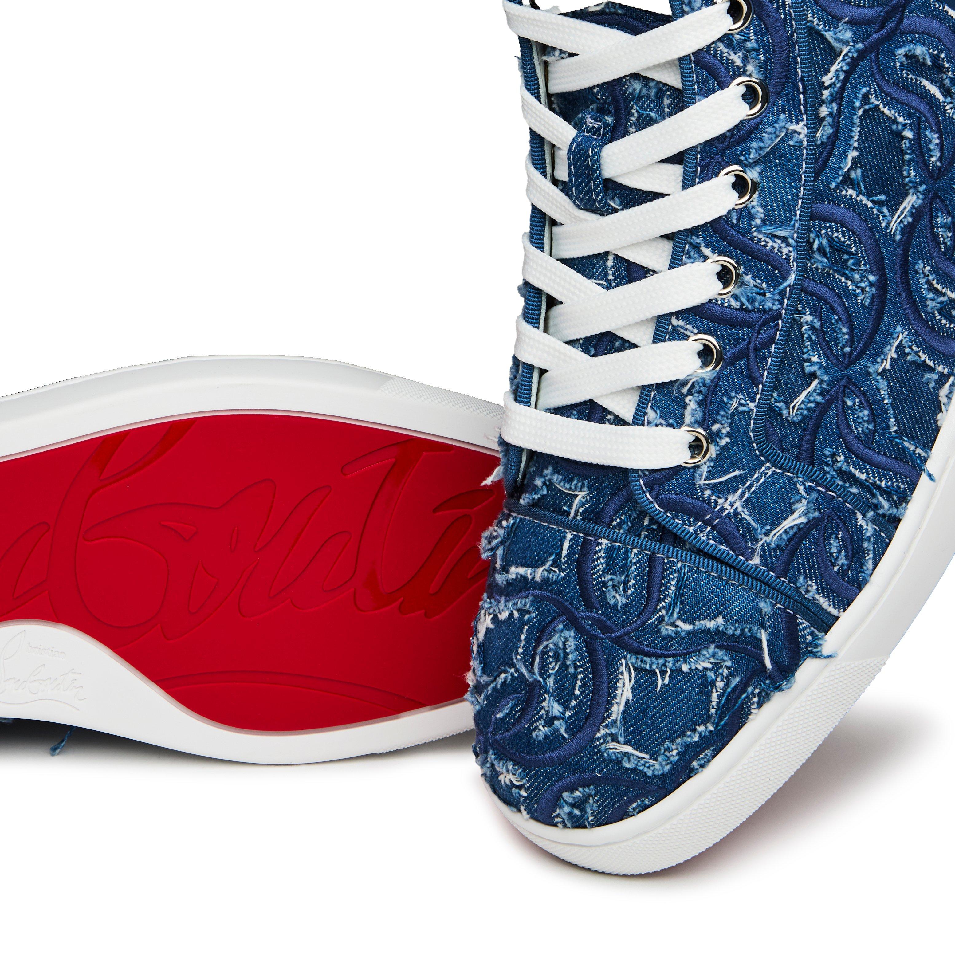 Denim - Christian Louboutin - Louis High-Top Sneakers - 6