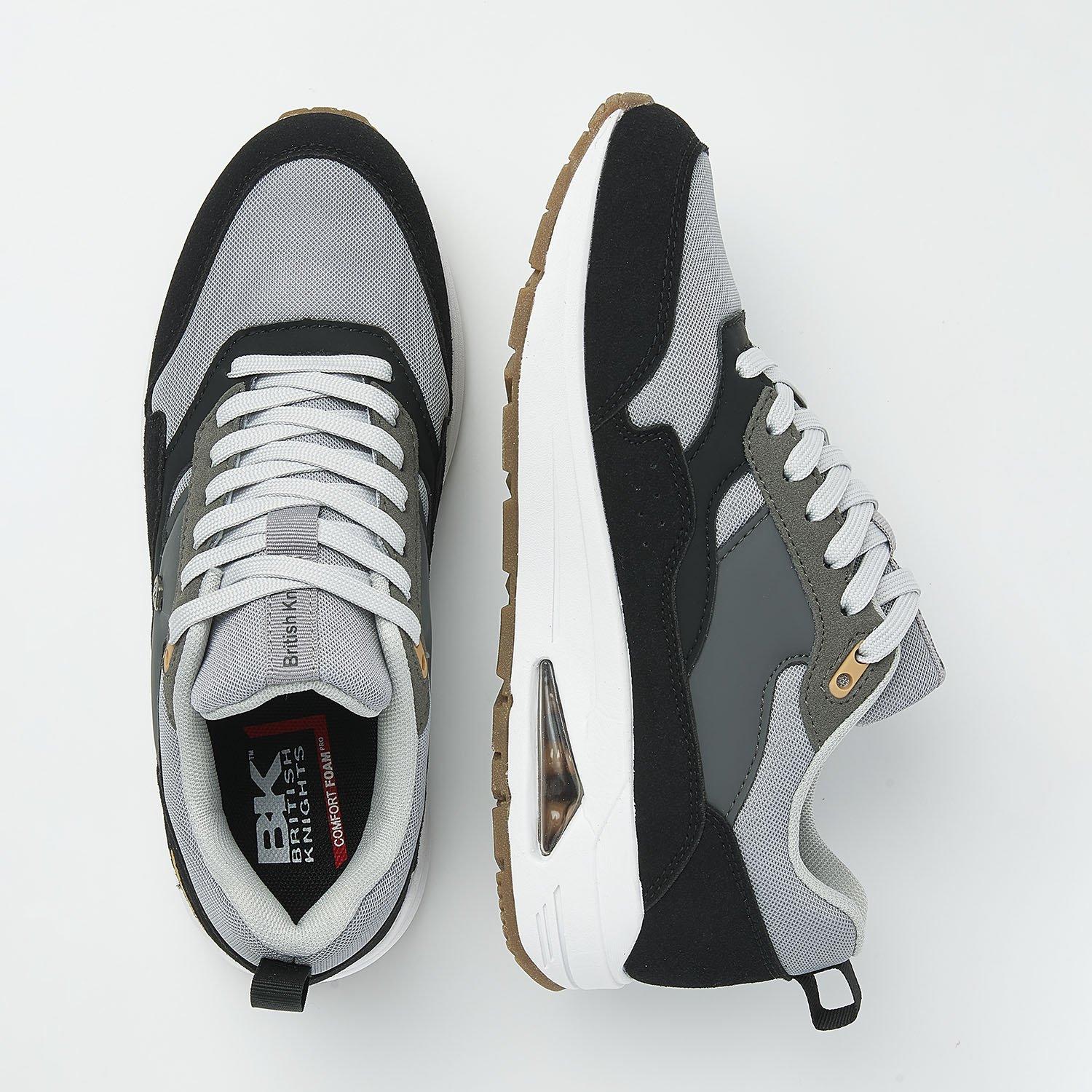 Sort/Grå - British Knights - Lennox Trainers Adults - 5