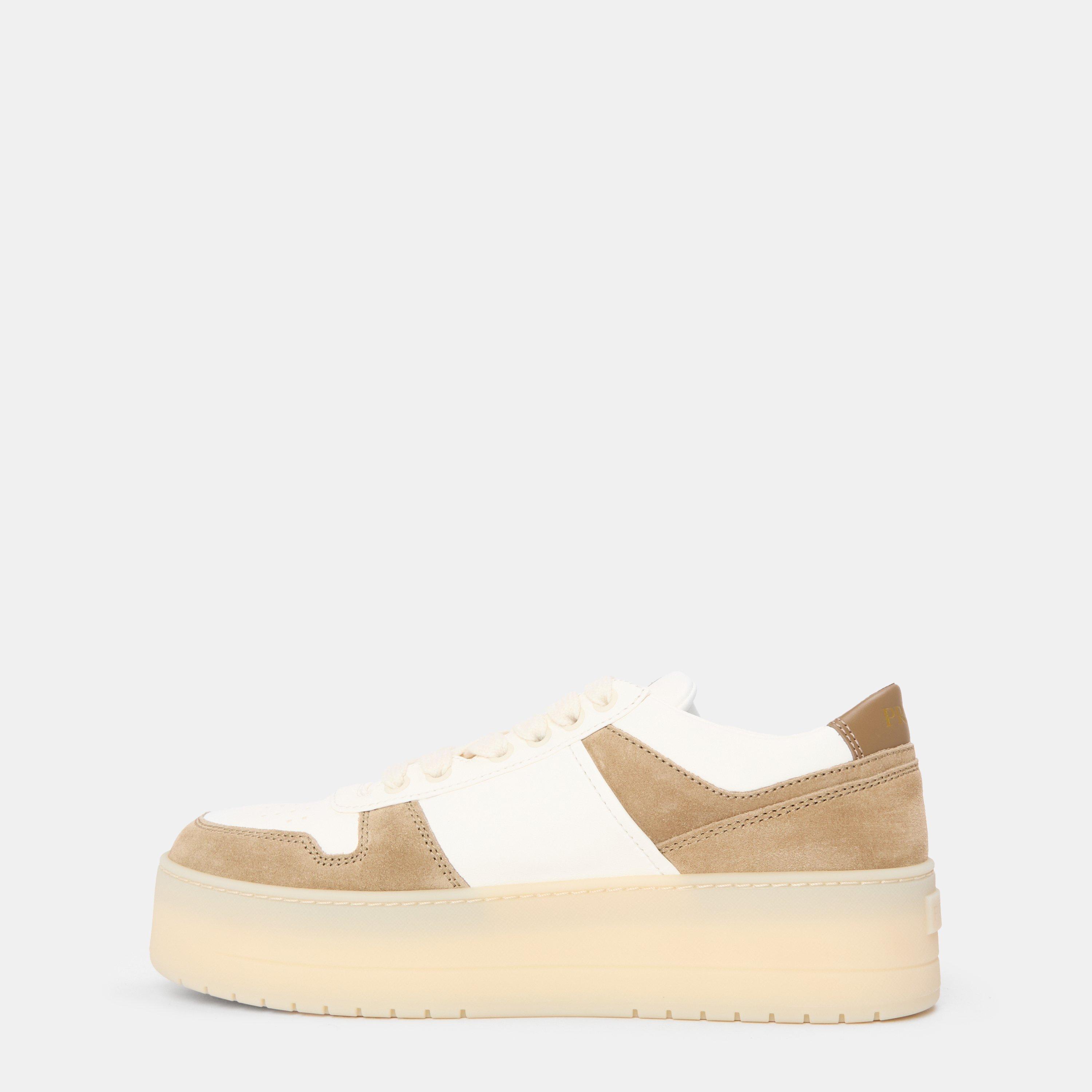 Cream/White - Prada - Downtown Platform - 2
