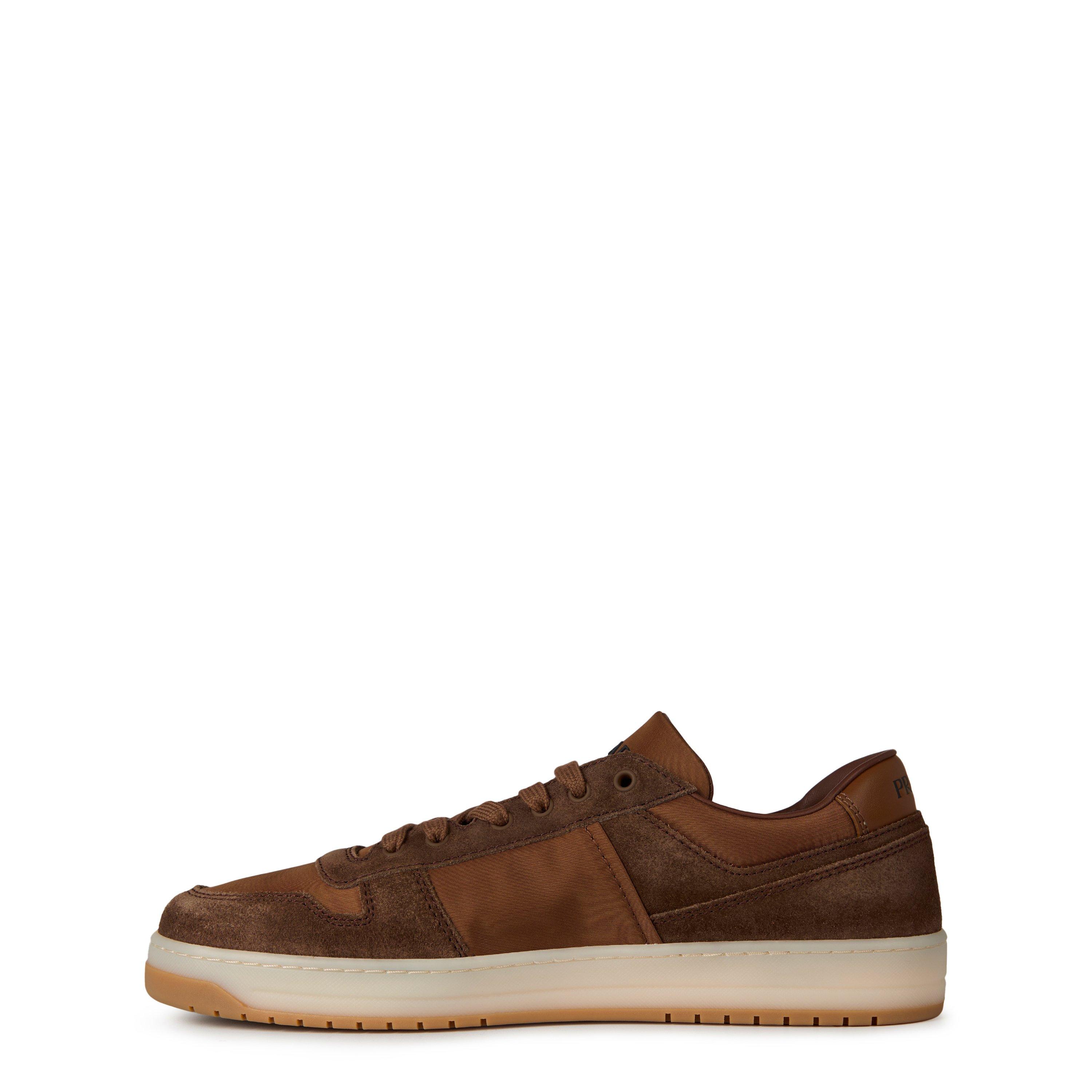 Brown/Beige - Prada - Downtown Delavé Suede Trainers - 2