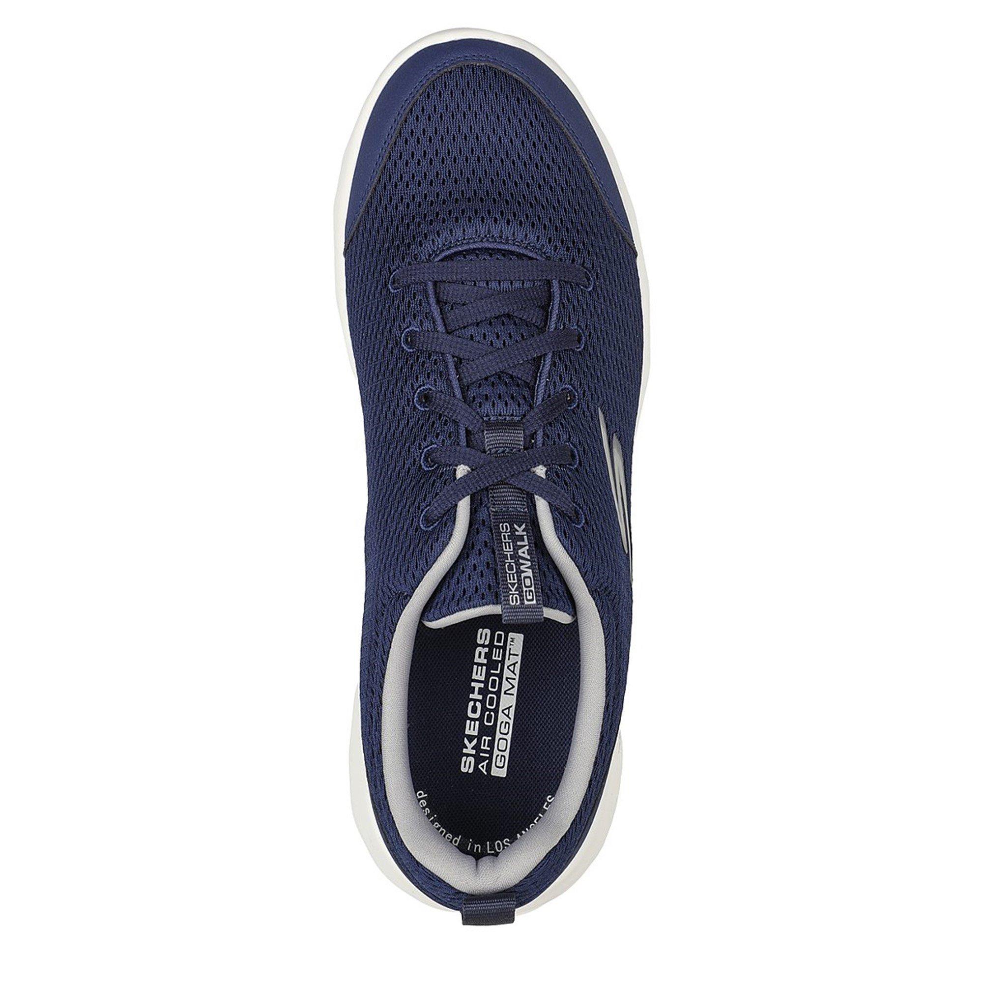 Navy/Gray - Skechers - Skechers GO Walk Max Progressor Mens Shoes - 5