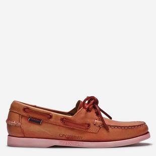 Fiery Red - CP Company - CP Company x Sebago Mens Boat Shoes - 1