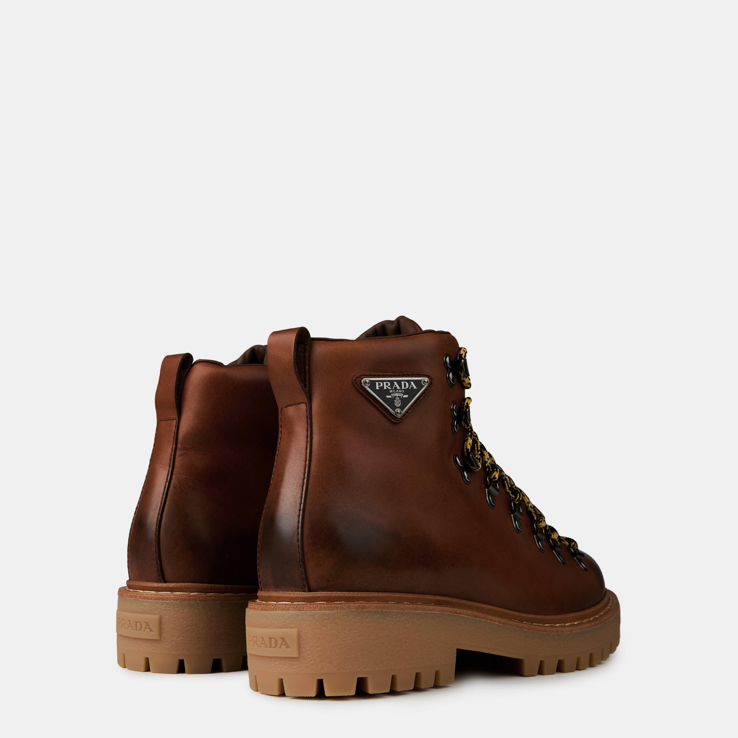 Cognac - Prada - Hiking Boots - 5