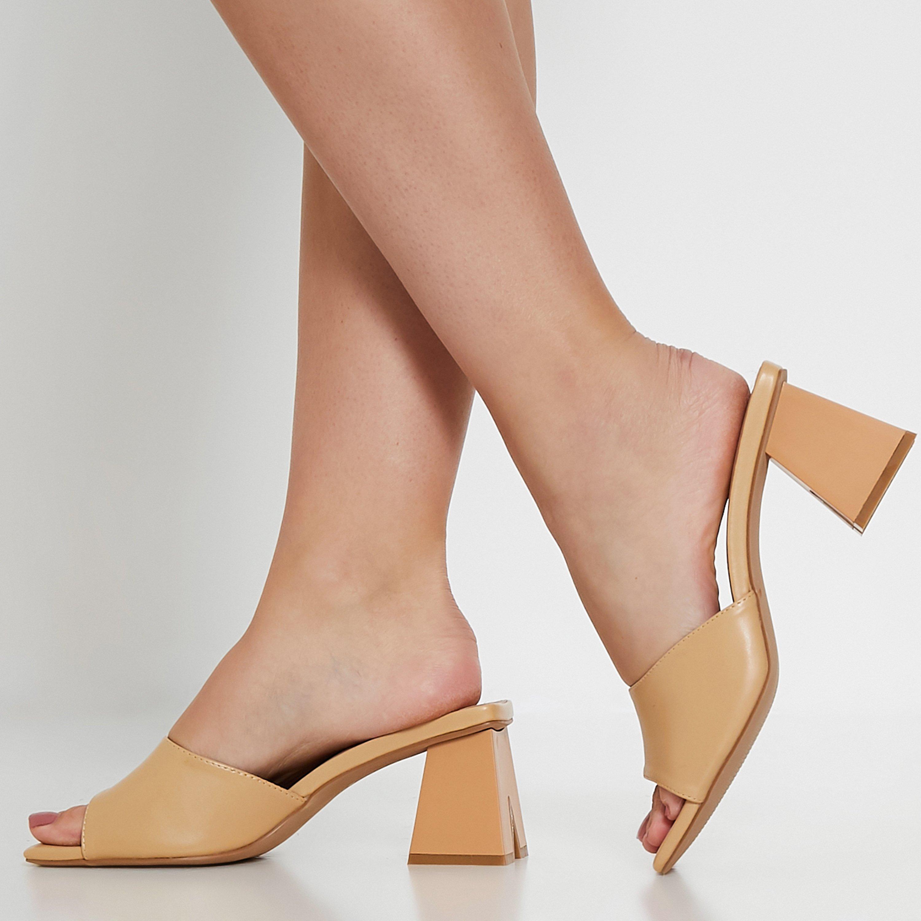 Stein - I Saw It First - ISAWITFIRST Mid Heel Slip On Feature Heel Mules - 2