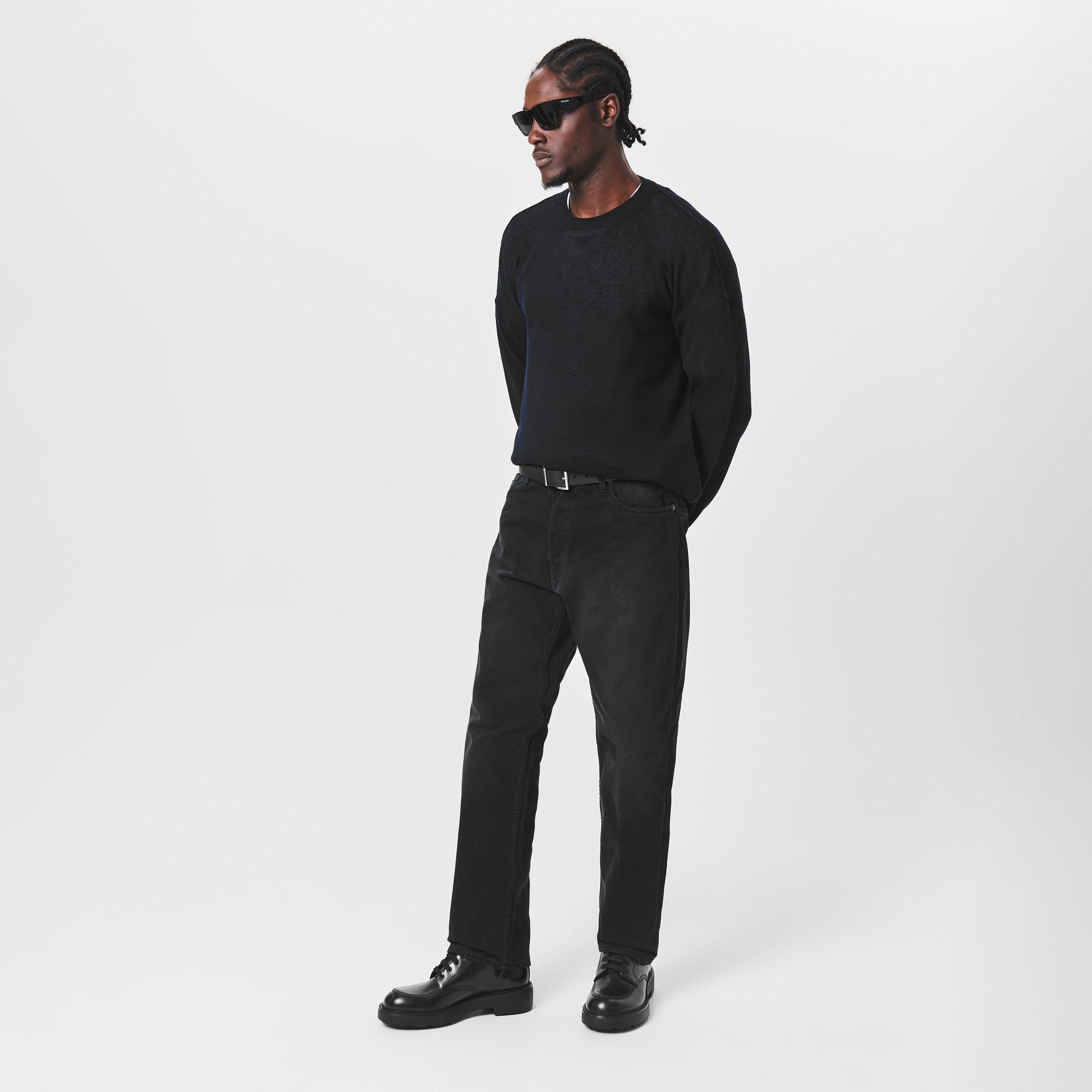 Nero - Prada - Triangle Logo Boots - 6