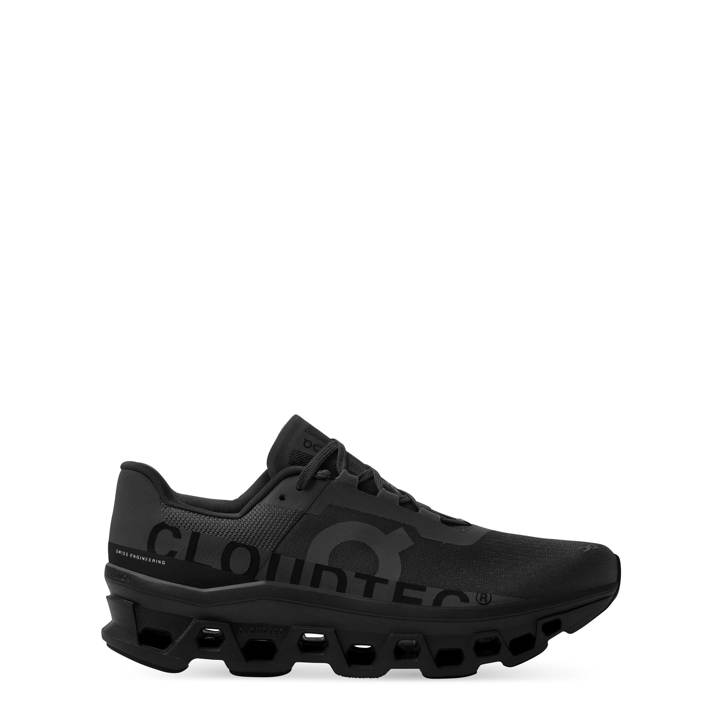 All Black - On - Mens Cloudmonster Running Shoes - 1