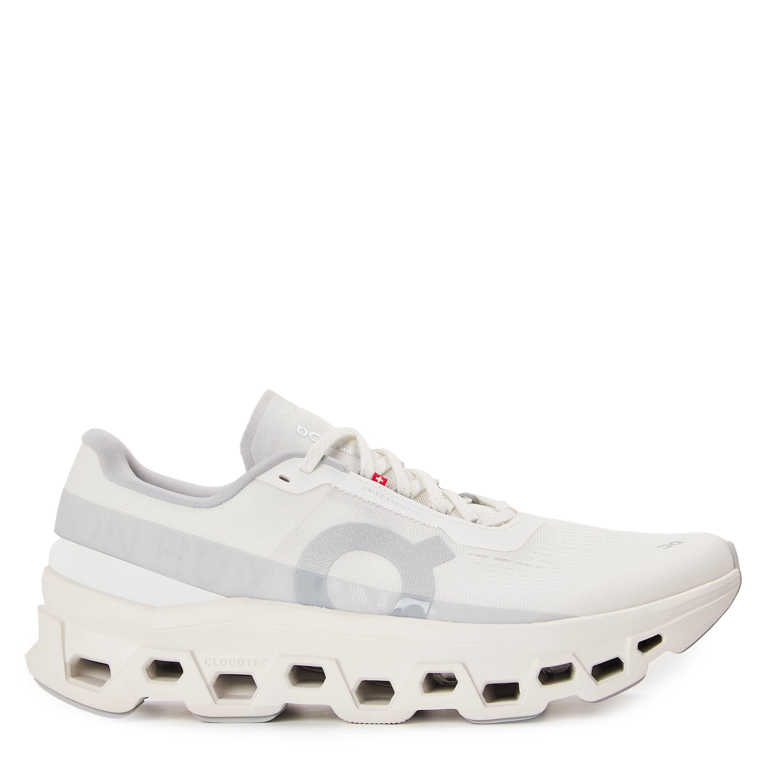 On Mens Cloudmonster Running Shoes - White/White - Size 8.5 (42.5)