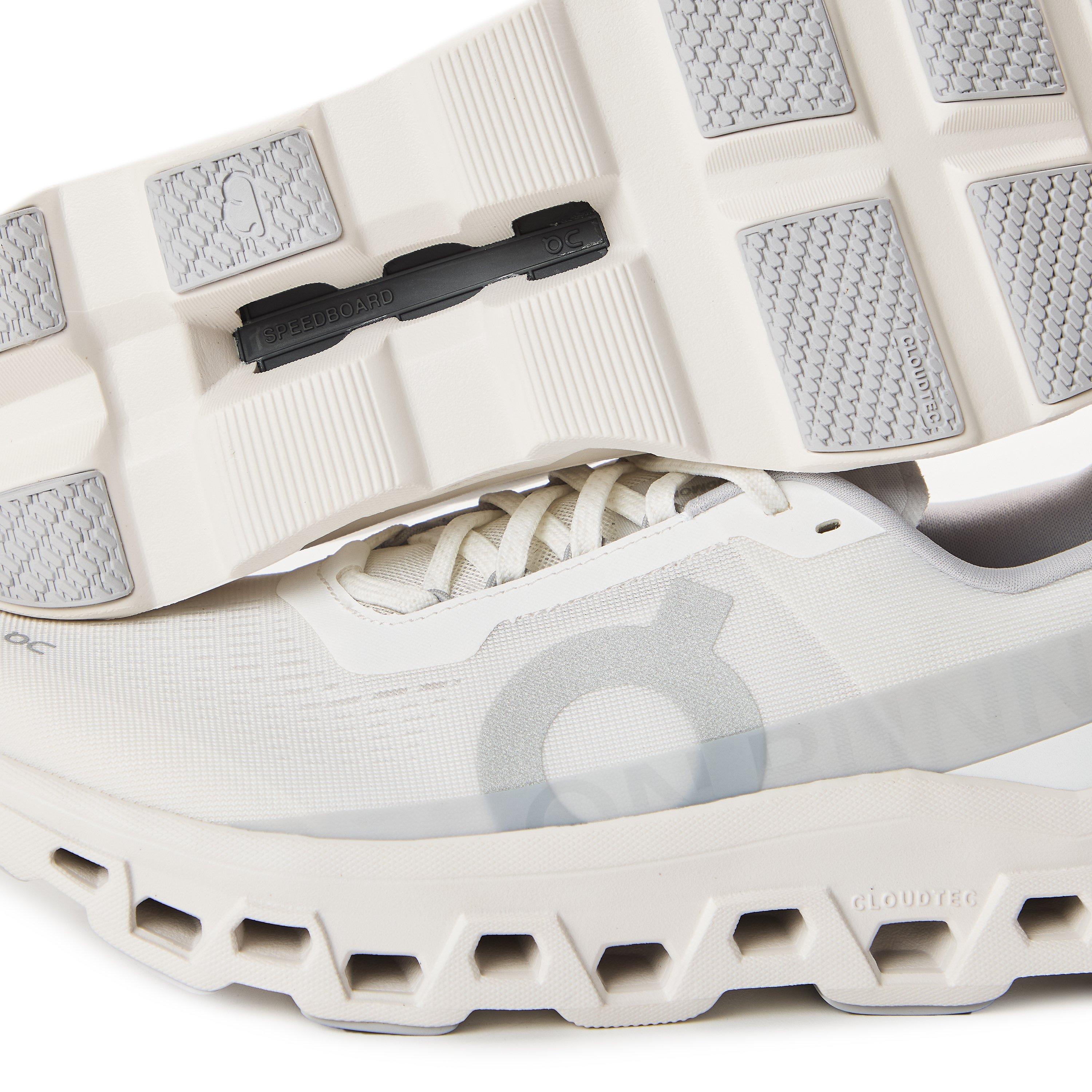 White/White - On - Mens Cloudmonster Running Shoes - 3