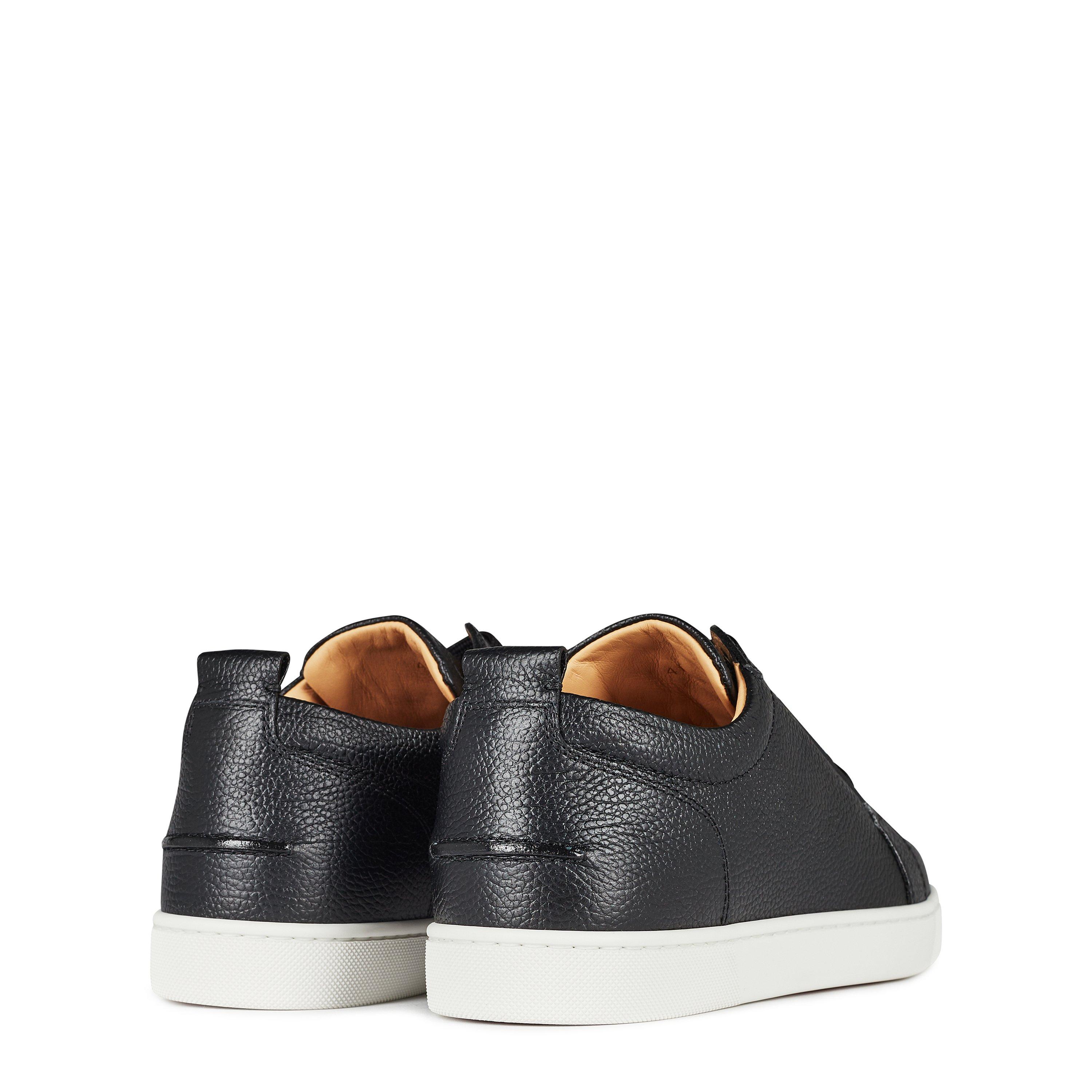 Black Leather - Christian Louboutin - Men's Rantulow Leather Trainers - 5