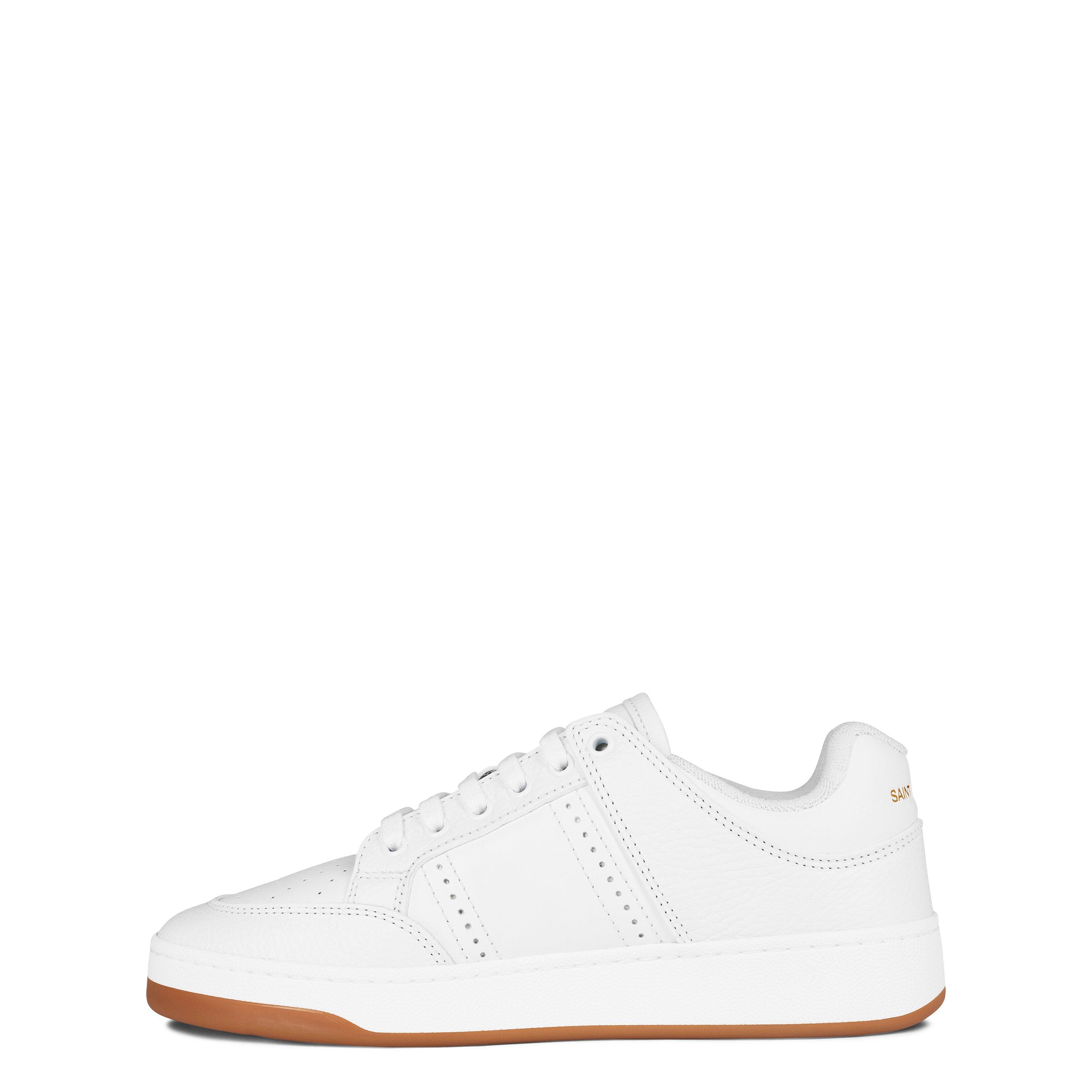 White/White - Saint Laurent - Sl/61 Sneakers - 3