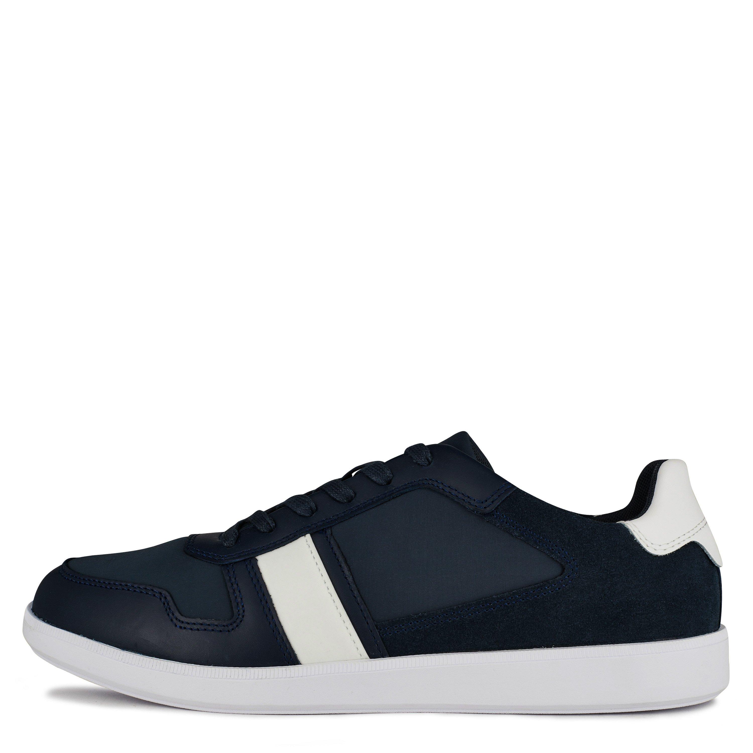 Navy DW4 - Calvin Klein - Lace Up Mix Trainers - 8