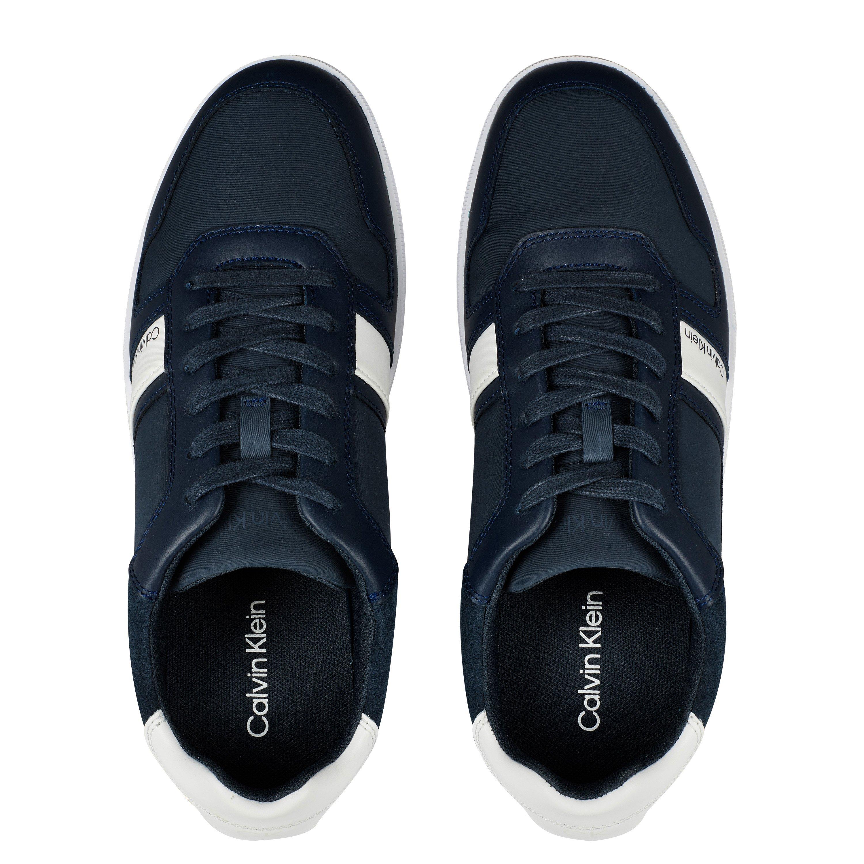 Navy DW4 - Calvin Klein - Lace Up Mix Trainers - 11