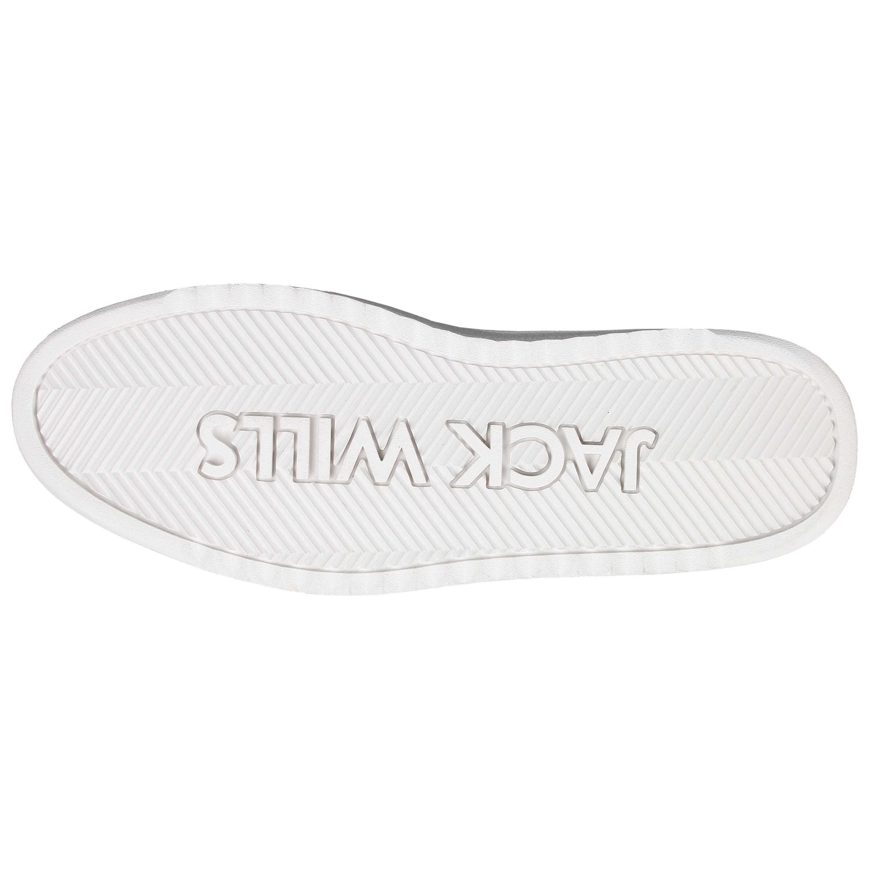 White/Green - Jack Wills - Stripe Lace Up Trainer - 6