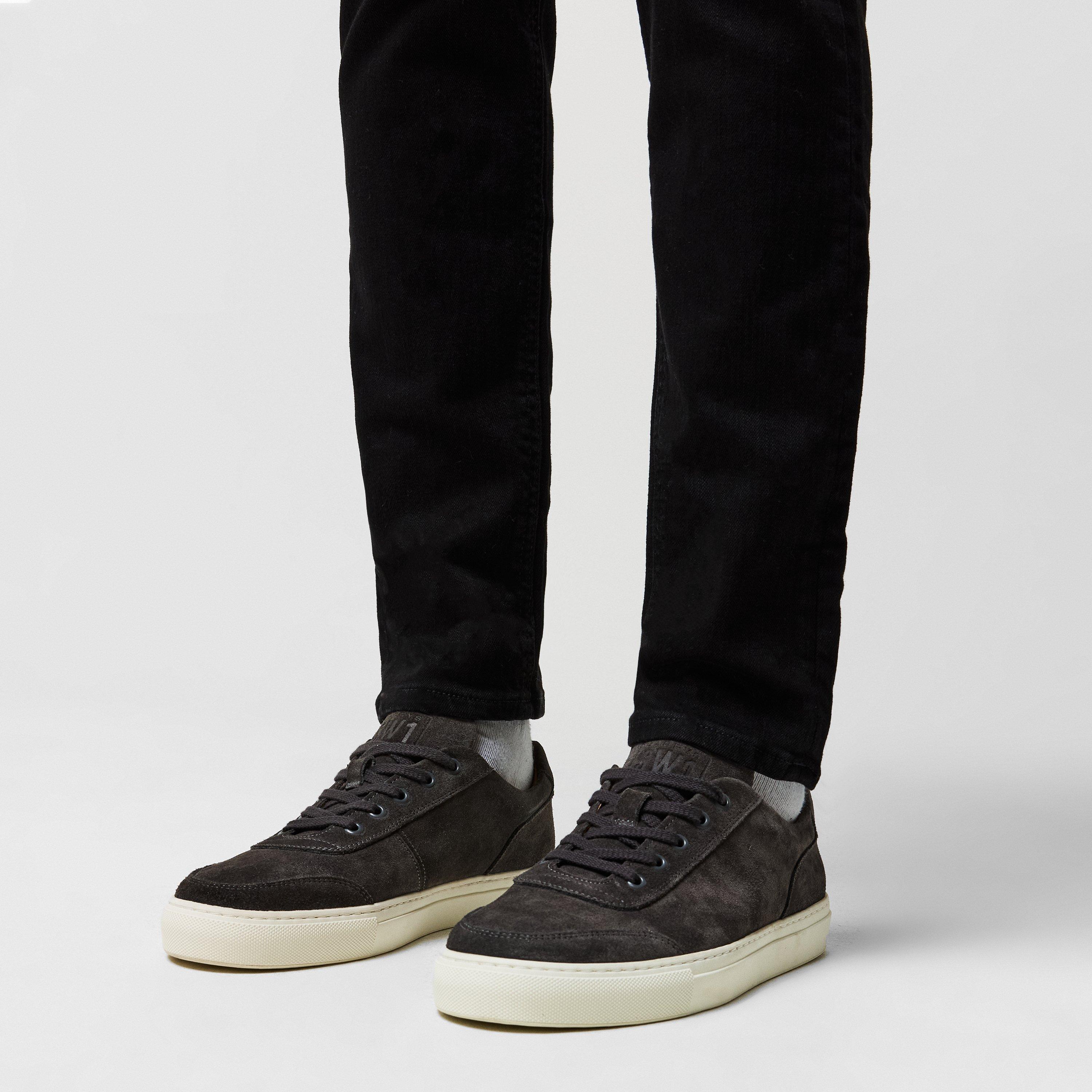 Grey Suede - Harrys of London - Duke Trainers - 2