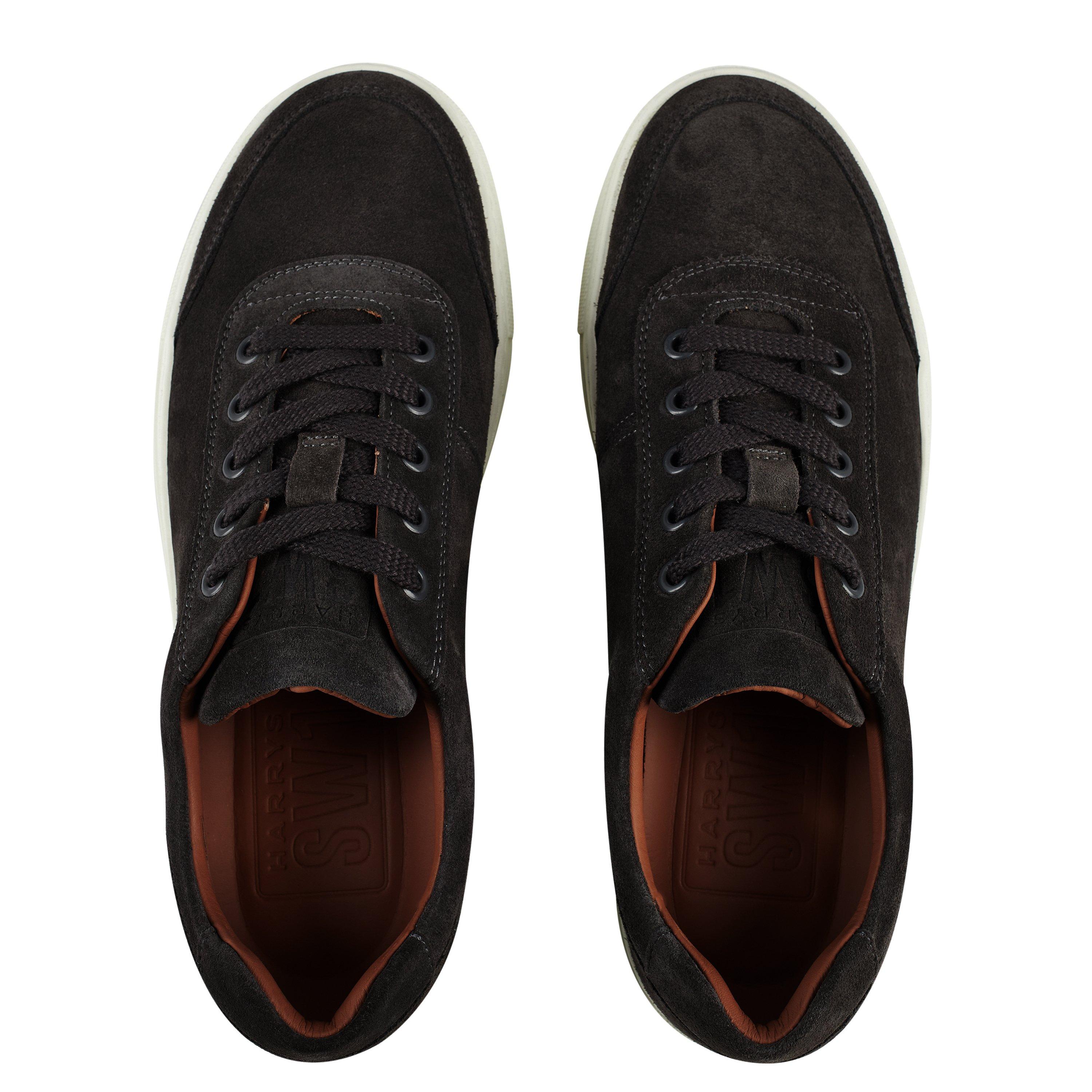 Grey Suede - Harrys of London - Duke Trainers - 5
