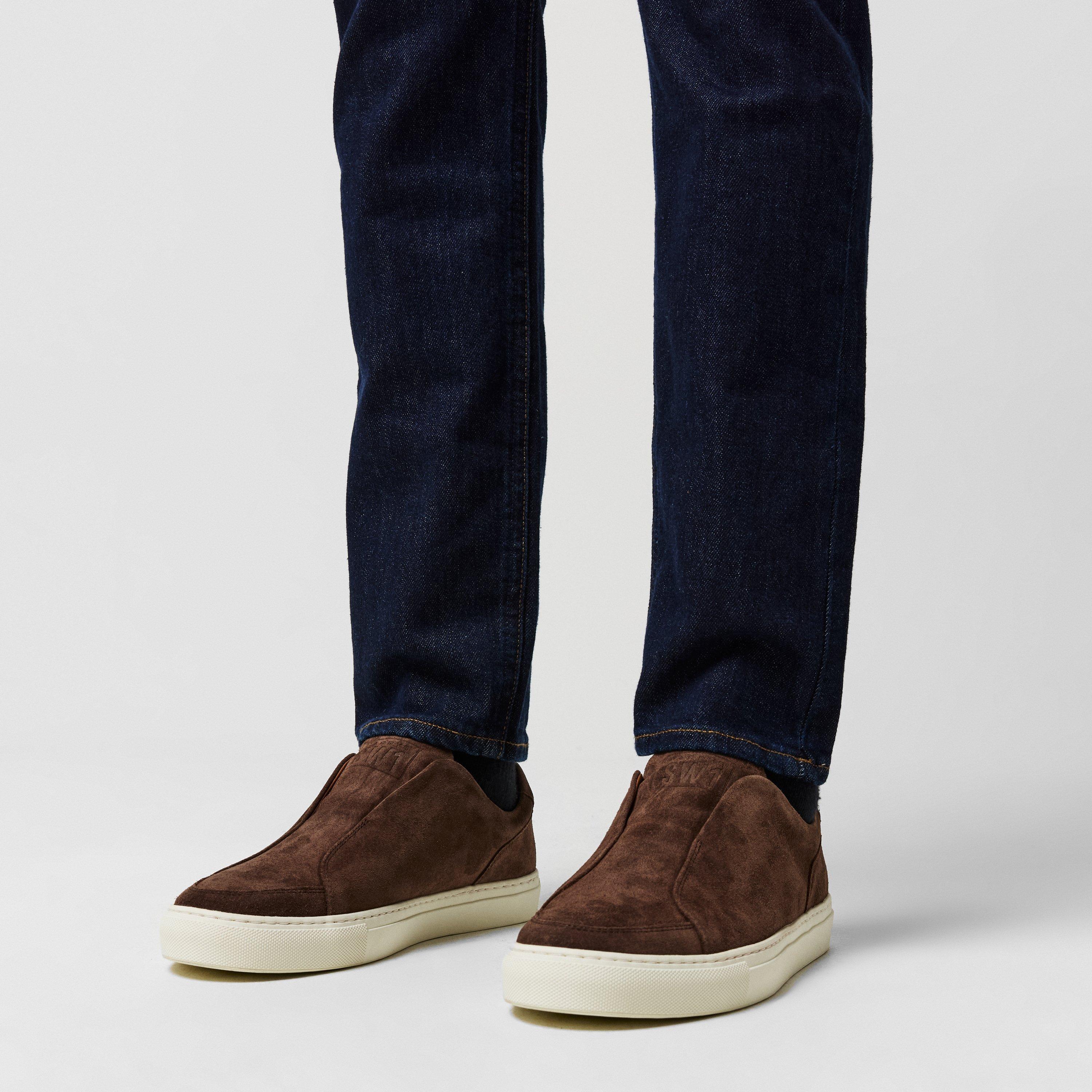 Braunes Wildleder - Harrys of London - SW1 Mount Suede Trainers - 2