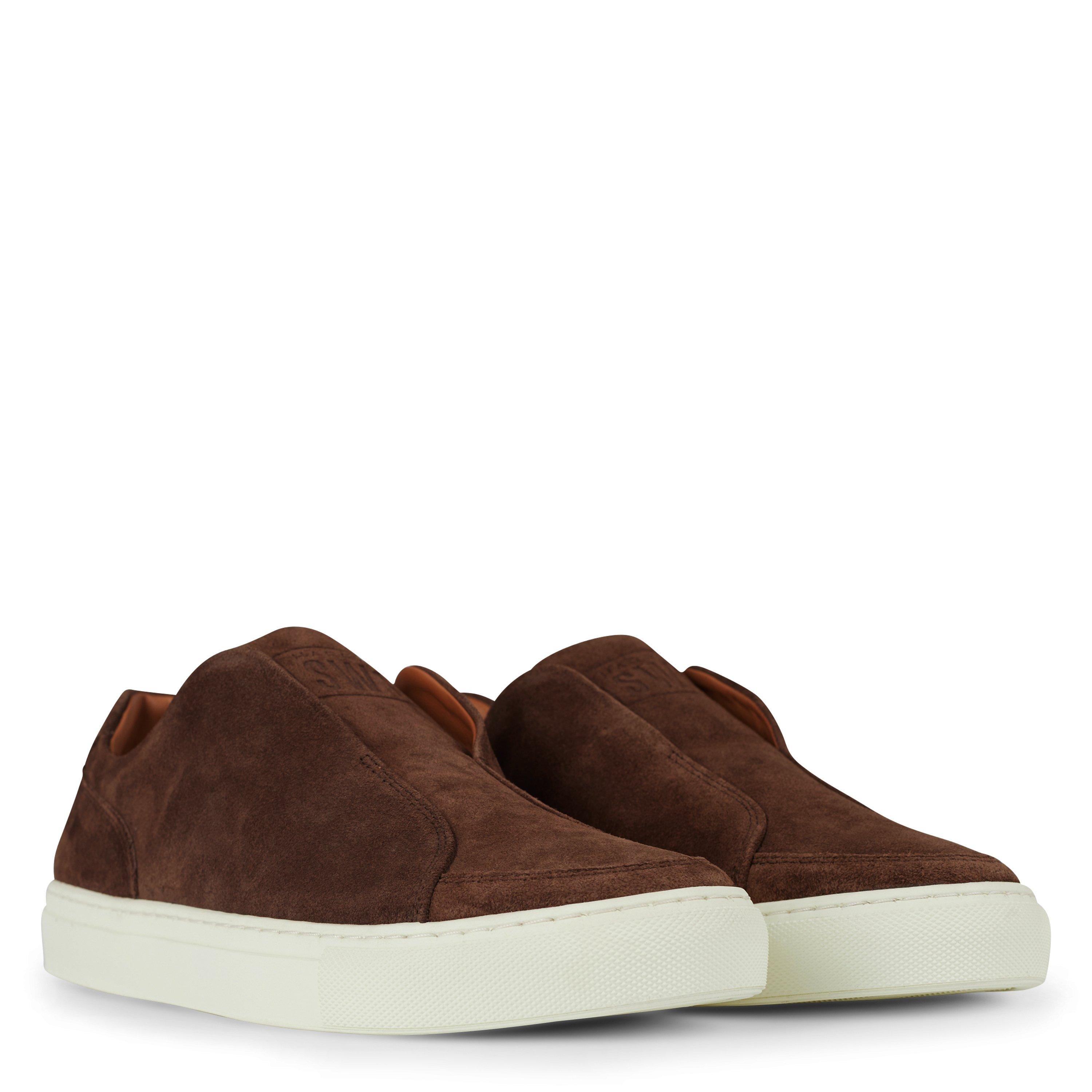 Braunes Wildleder - Harrys of London - SW1 Mount Suede Trainers - 3
