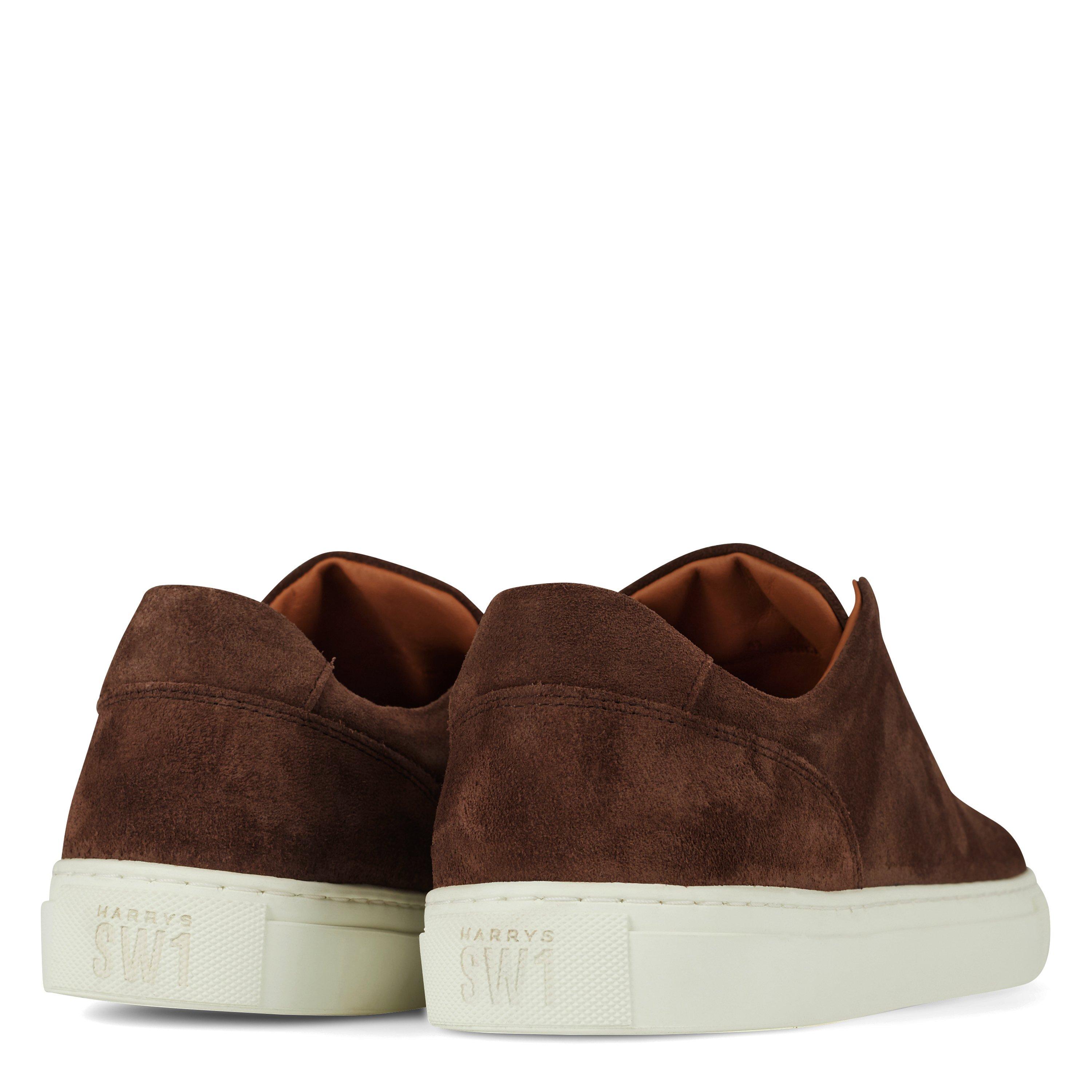 Braunes Wildleder - Harrys of London - SW1 Mount Suede Trainers - 4