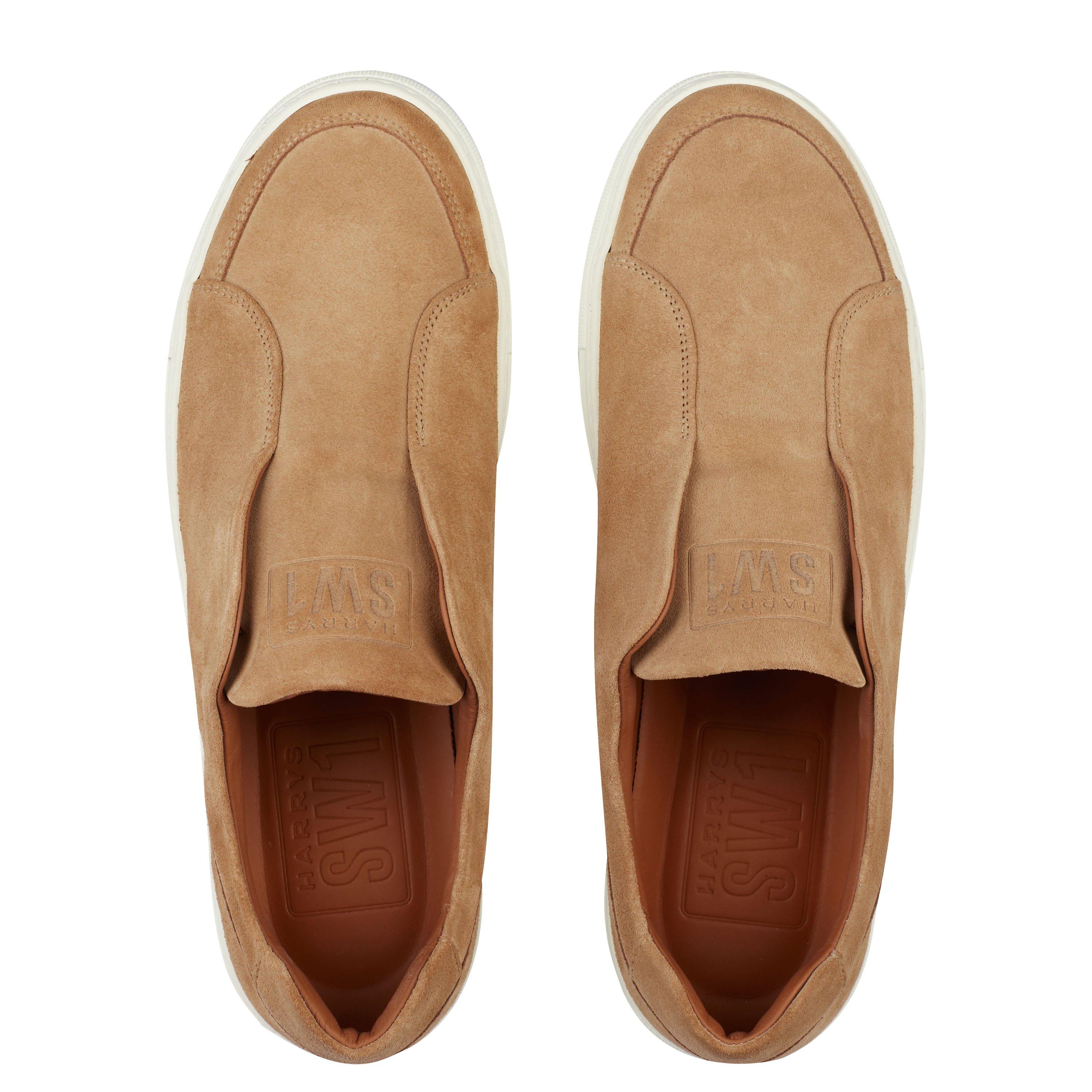 Tan Suede - Harrys of London - SW1 Mount Suede Trainers - 5