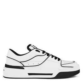 Dolce and Gabbana Calfskin Nappa New Roma Sneakers