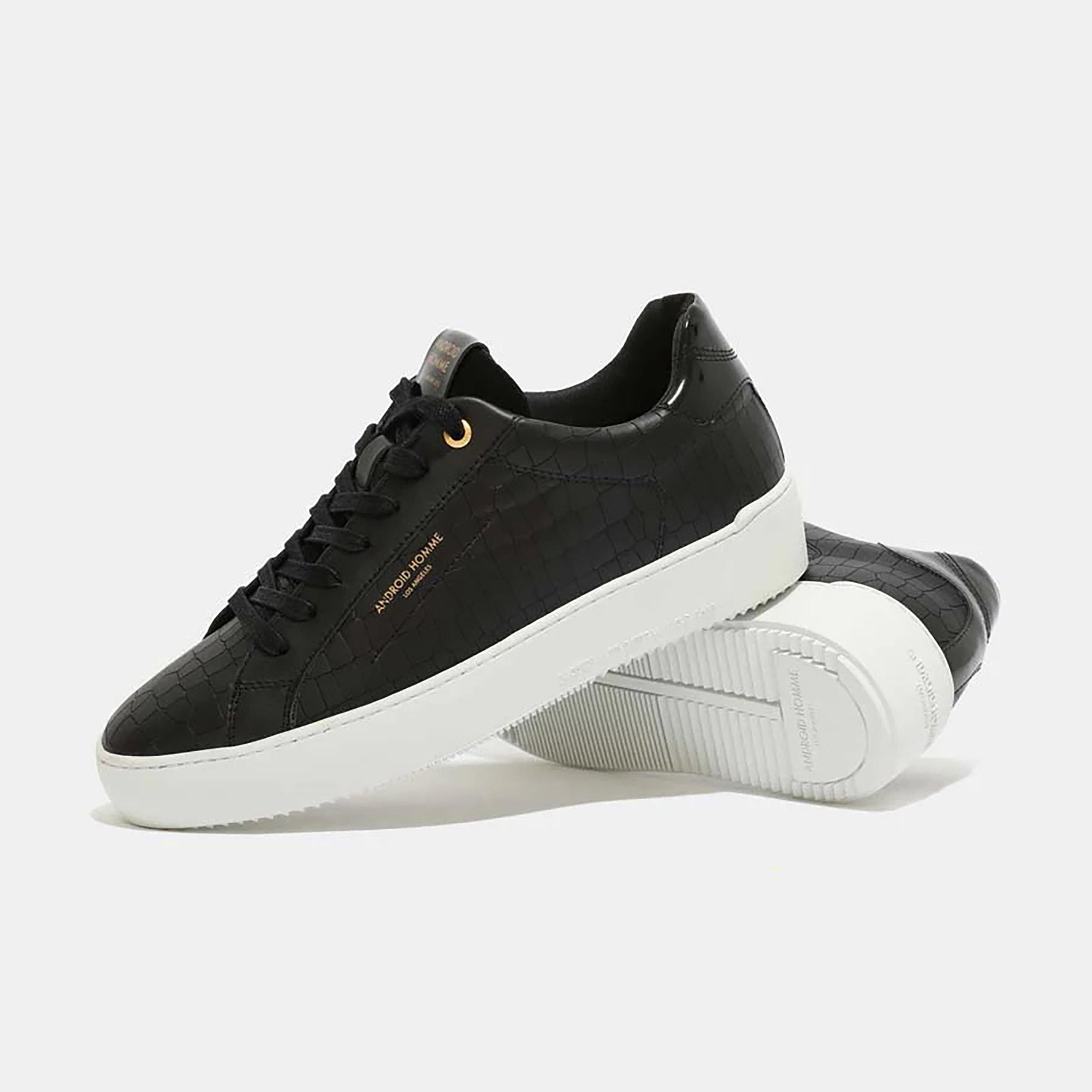 Android Homme Zuma Caiman Croc Low Trainers Cruise Fashion