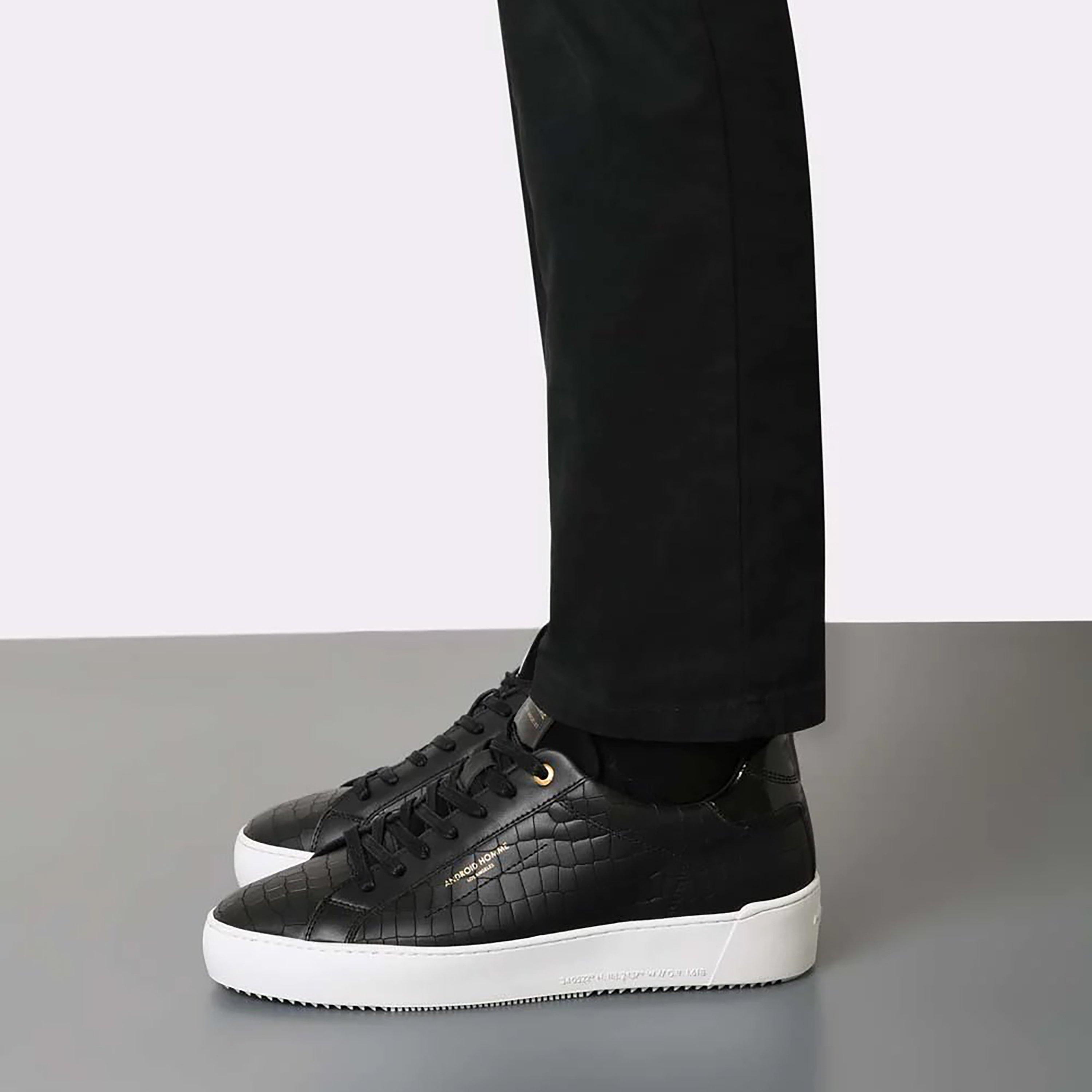 Black/White - Android Homme - Zuma Caiman Croc - 9