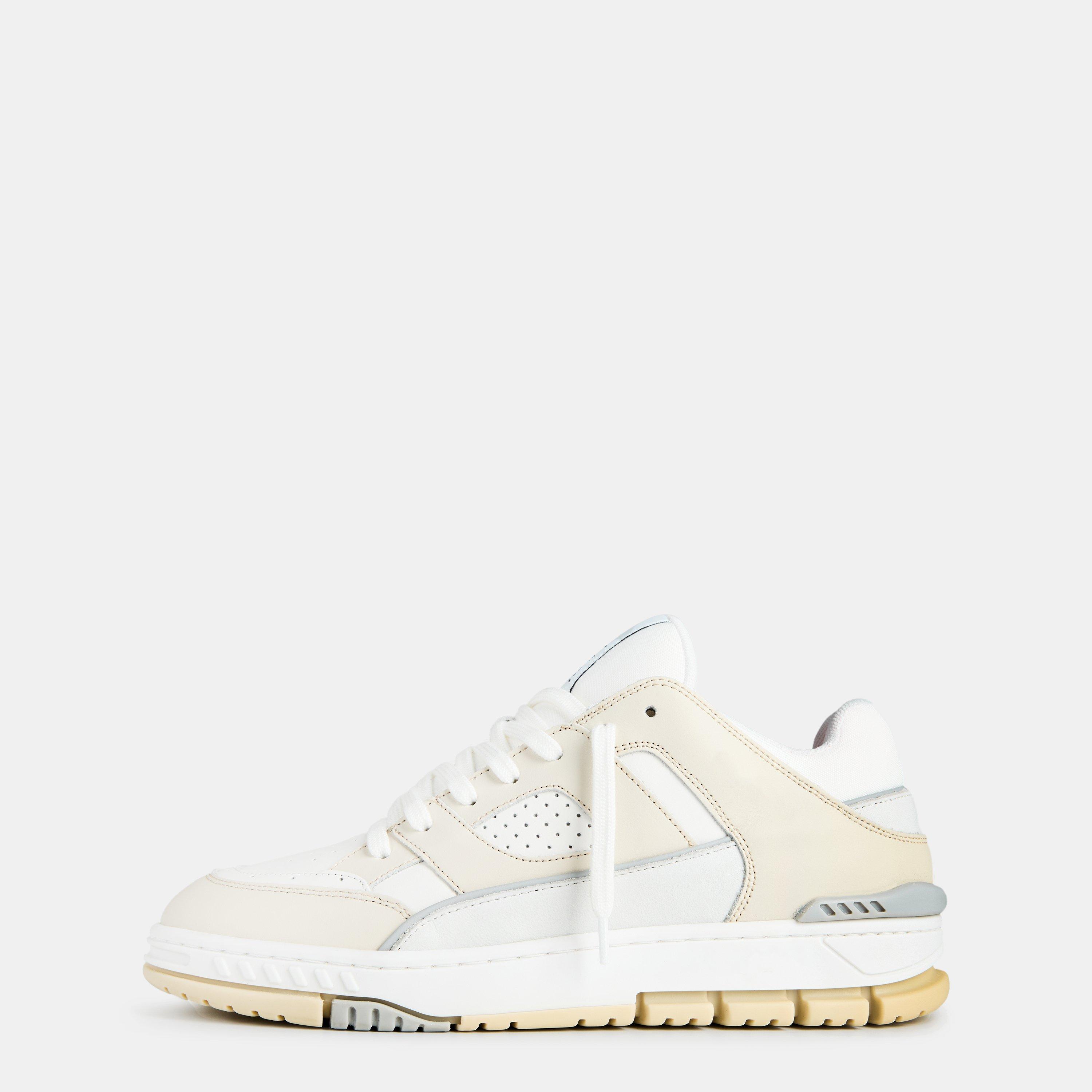 Cremino/White - Axel Arigato - Mens Baseball-Inspired Area Low Trainers - 3