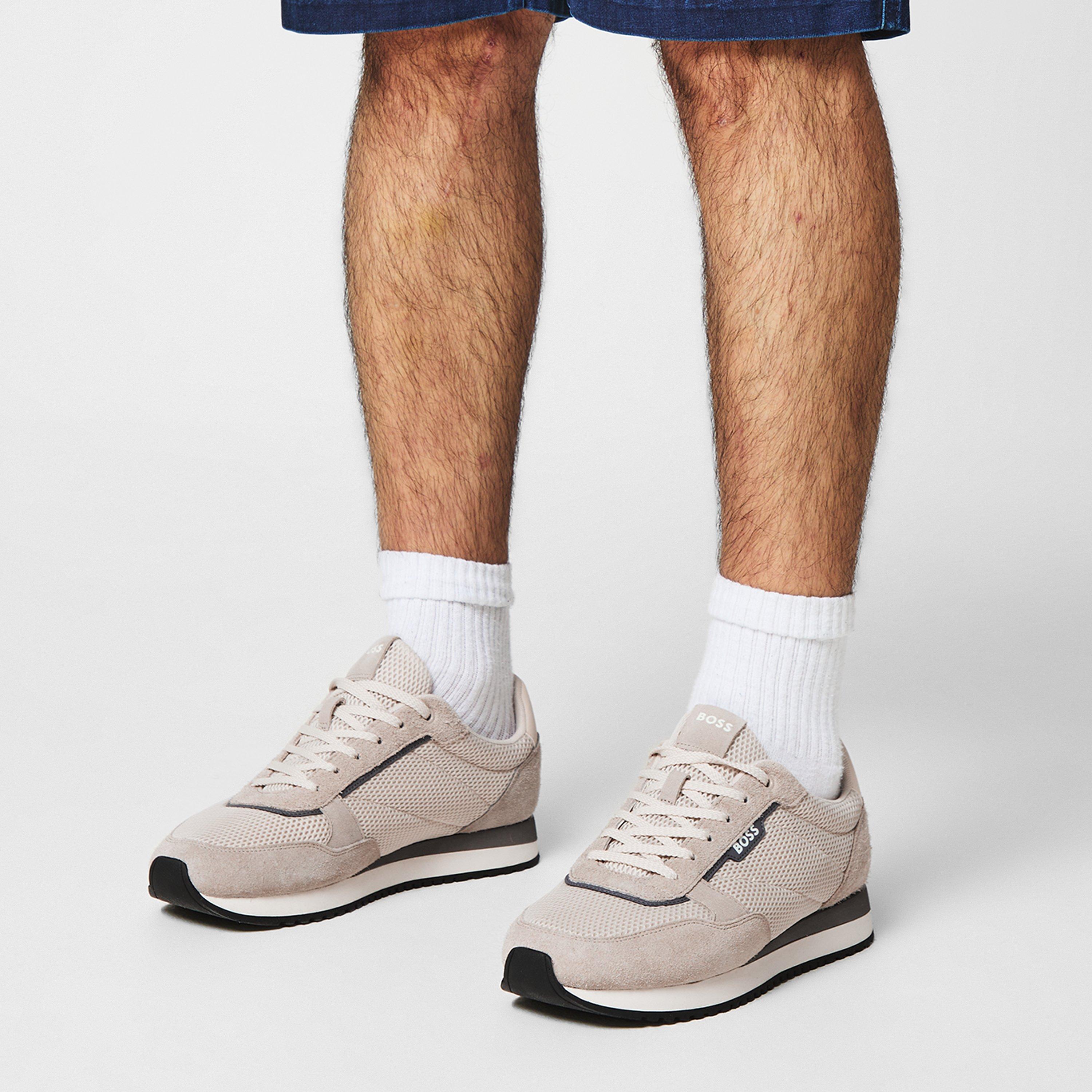 Light Beige 271 - Boss - Men's Kai Retro-inspired Trainers - 2